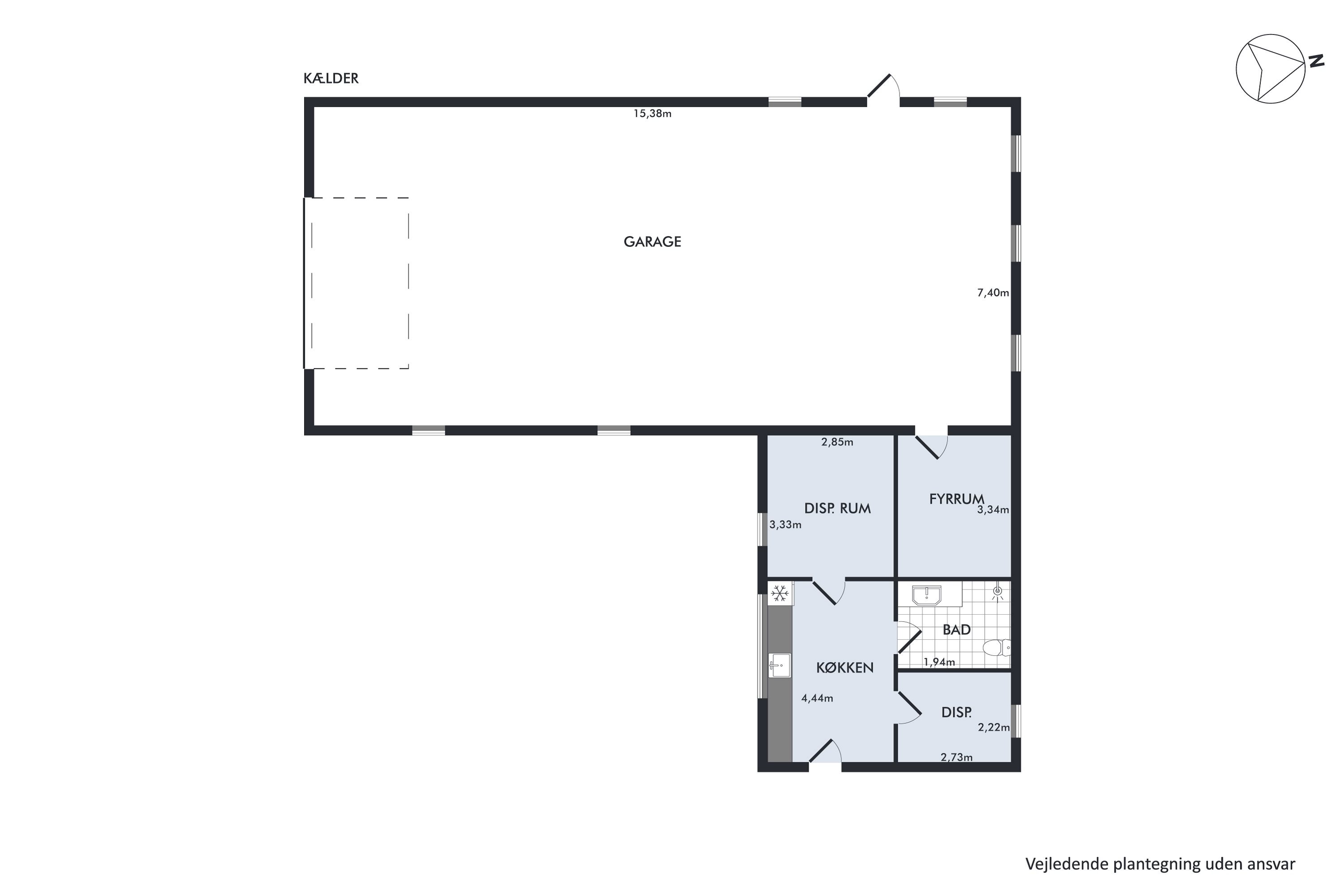 Plantegninger billede af Knøsgårdvej 38, 9440 Aabybro