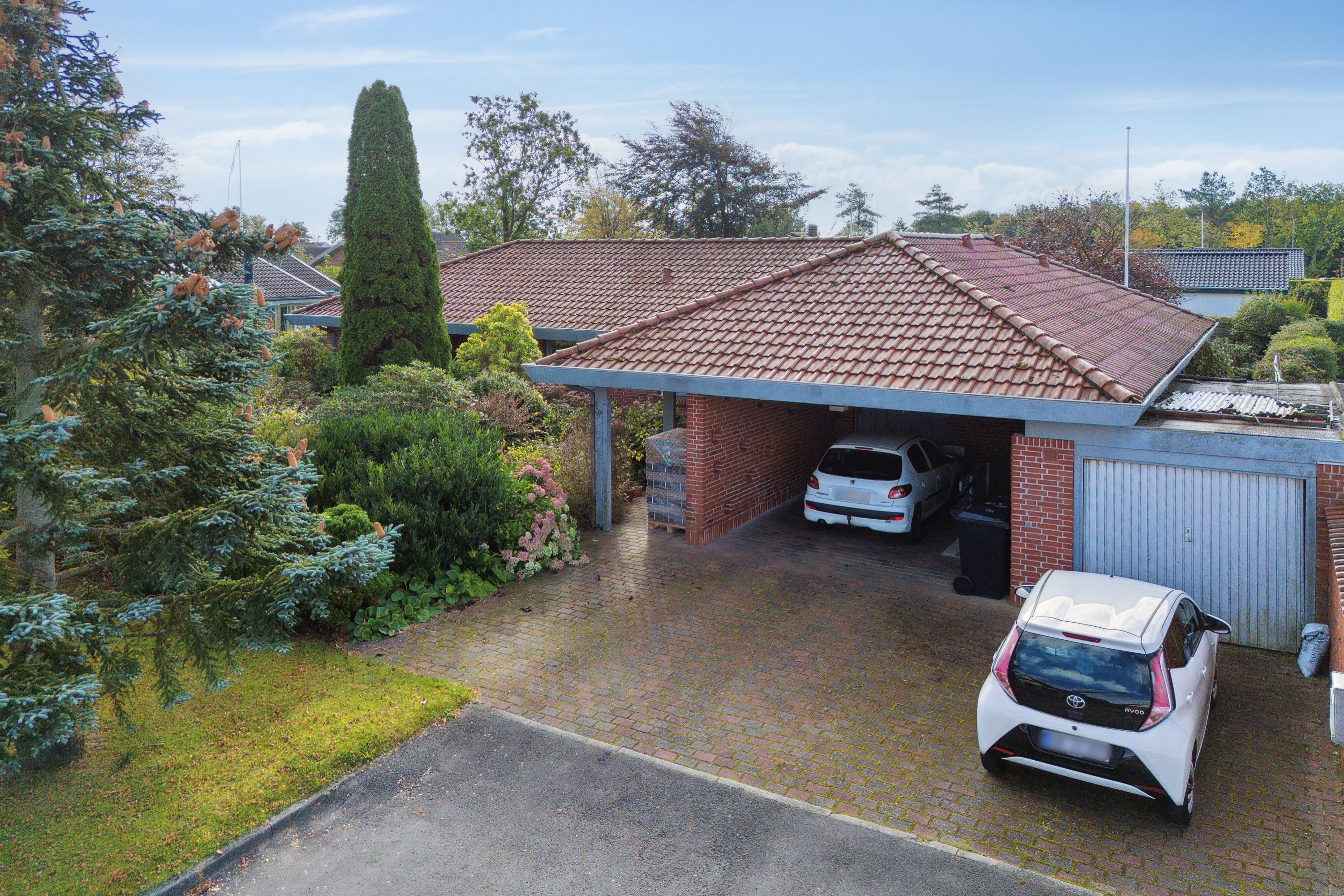 Fremhævet set fra vejen billede i fuldskærmstilstand. Billede af Bjørn Nørgårds Vej 17, 7430 Ikast