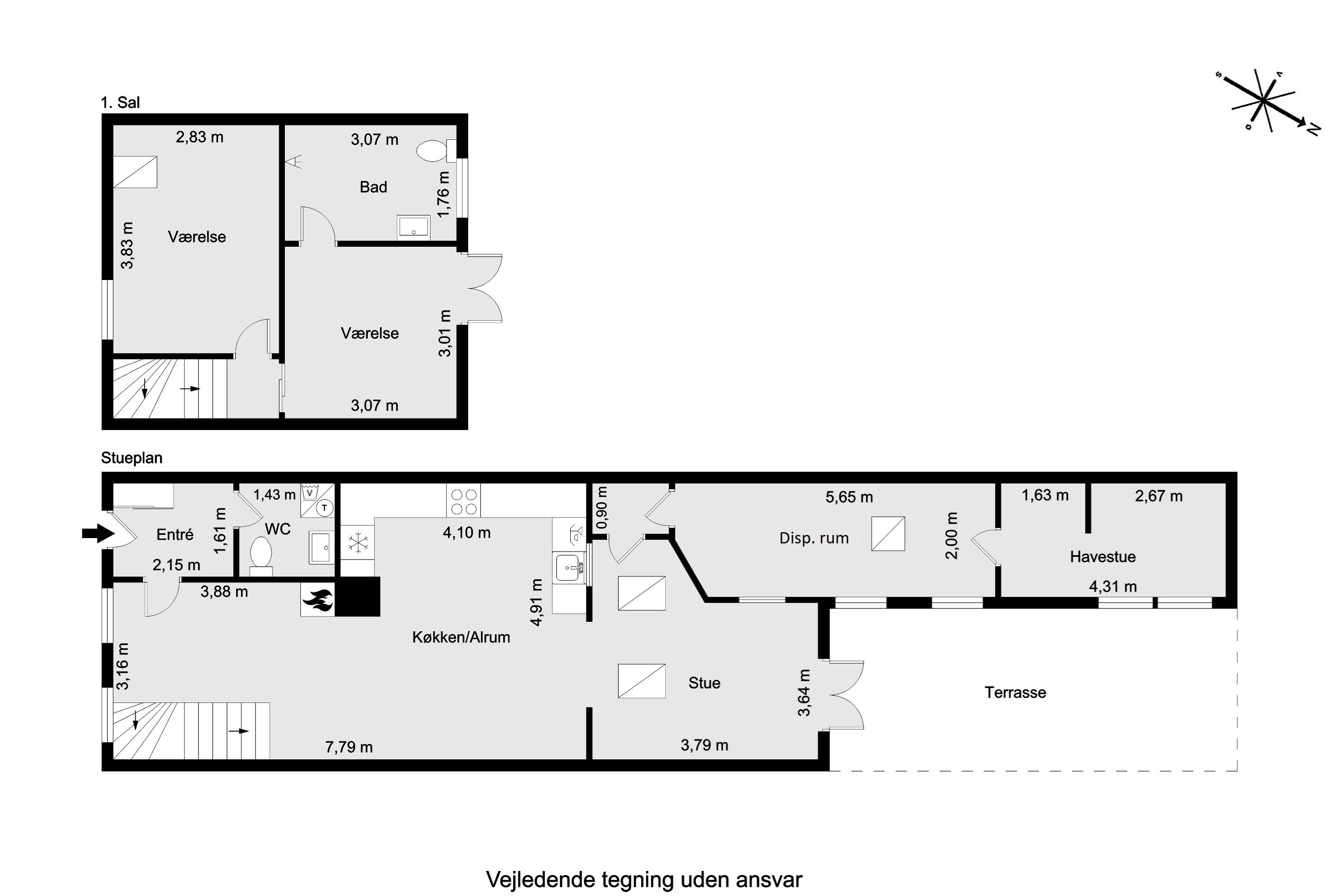 Plantegninger billede af Møllestien 46, 8000 Aarhus C