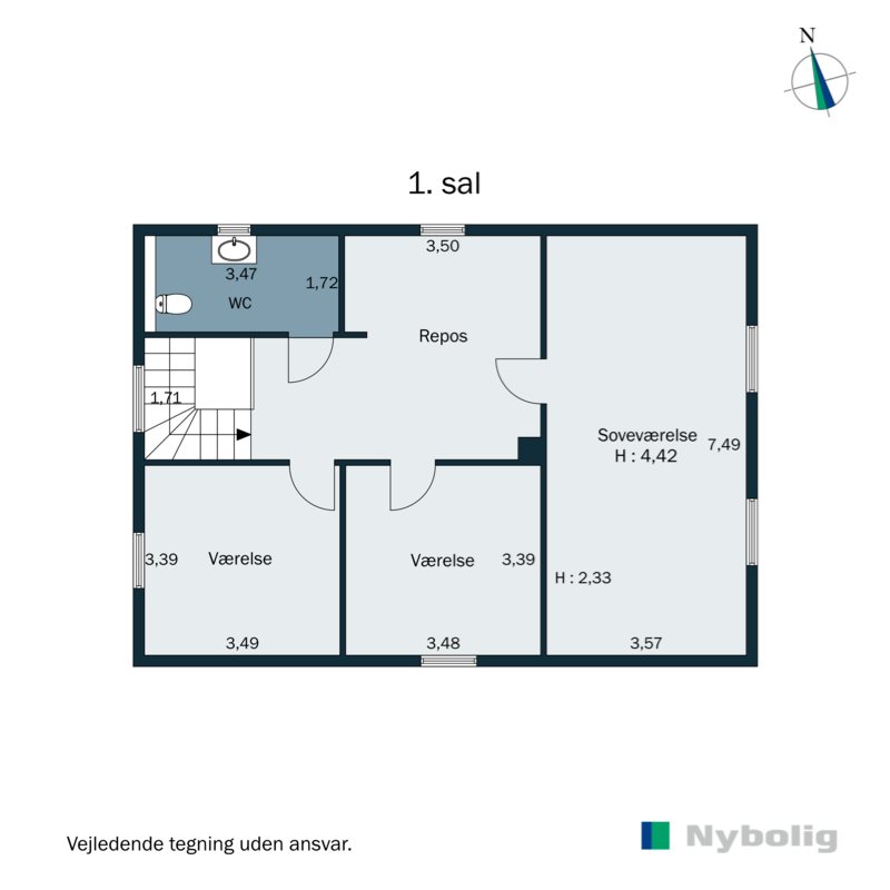 Plantegninger billede af Otto Møllersgade 10, Gylling, 8300 Odder