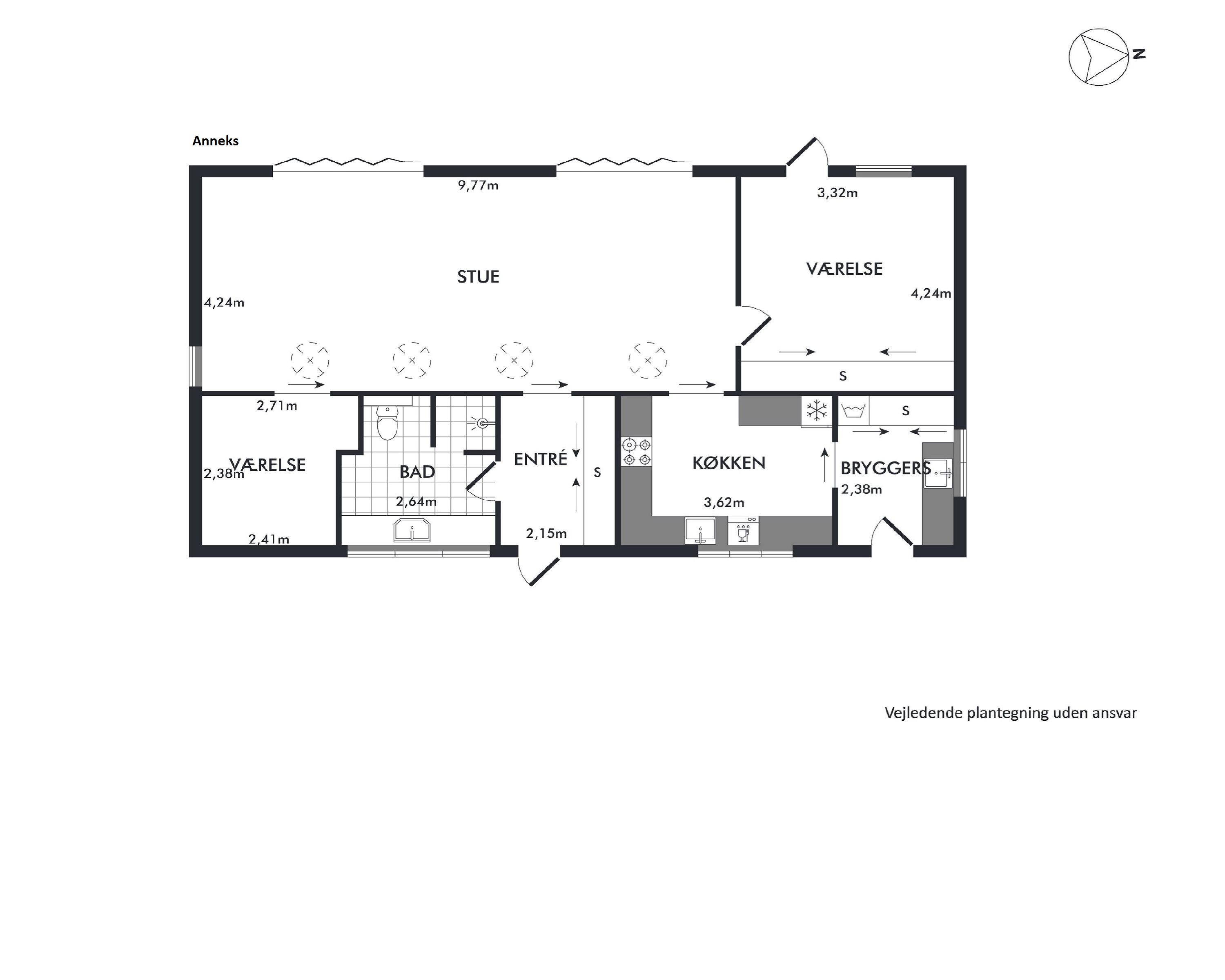 Plantegninger billede af Østre Skovvej 23, 8240 Risskov