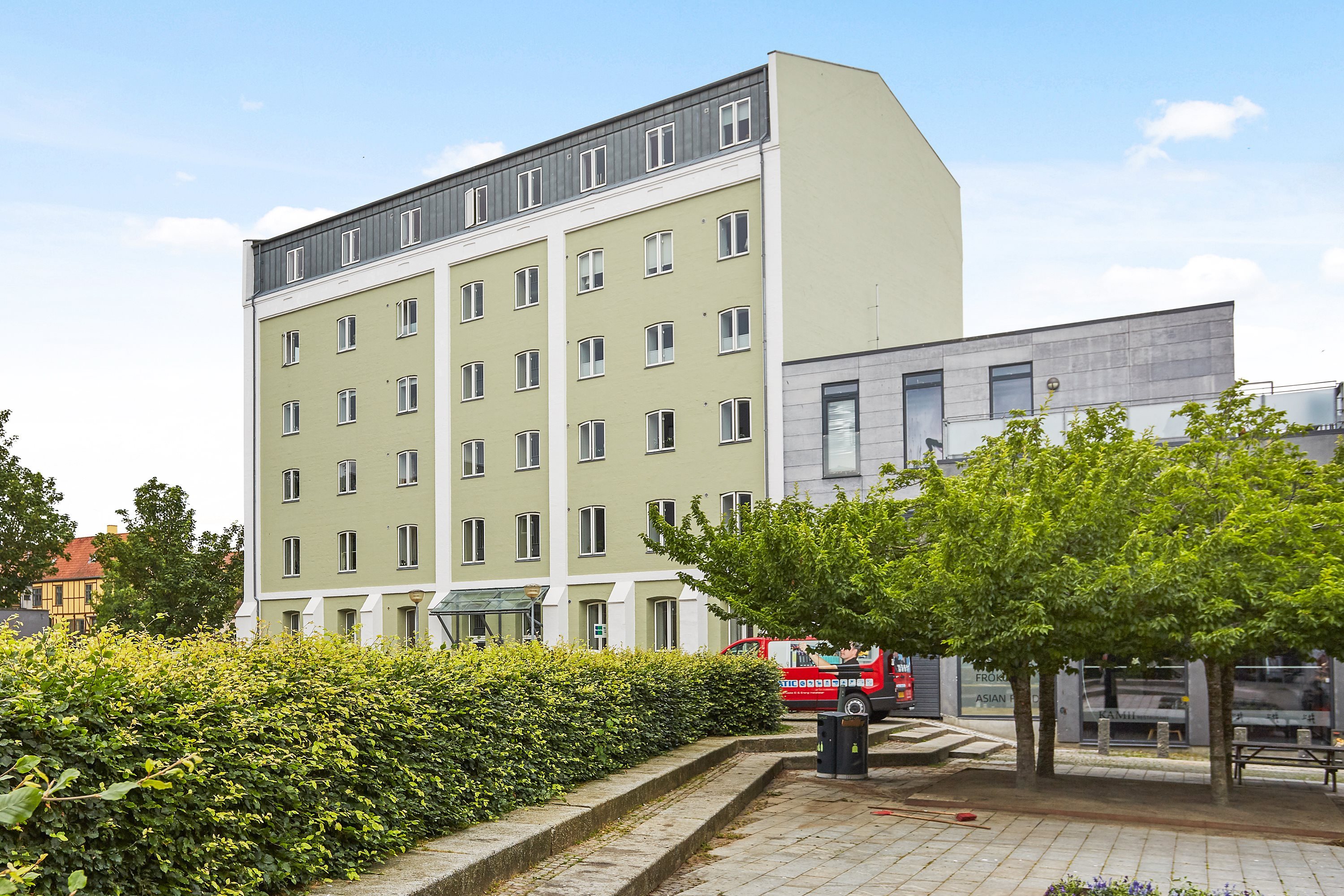 Fremhævet ejendommen billede i fuldskærmstilstand. Billede af Teatergården 2, st.. th., 8700 Horsens