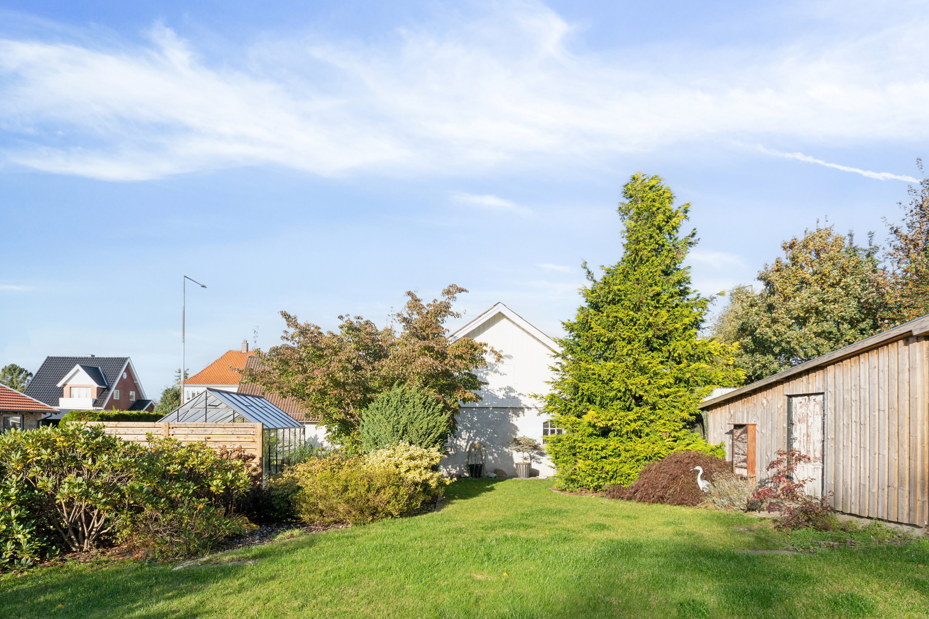 Fremhævet set fra haven billede i fuldskærmstilstand. Billede af Nyborgvej 25, 5550 Langeskov