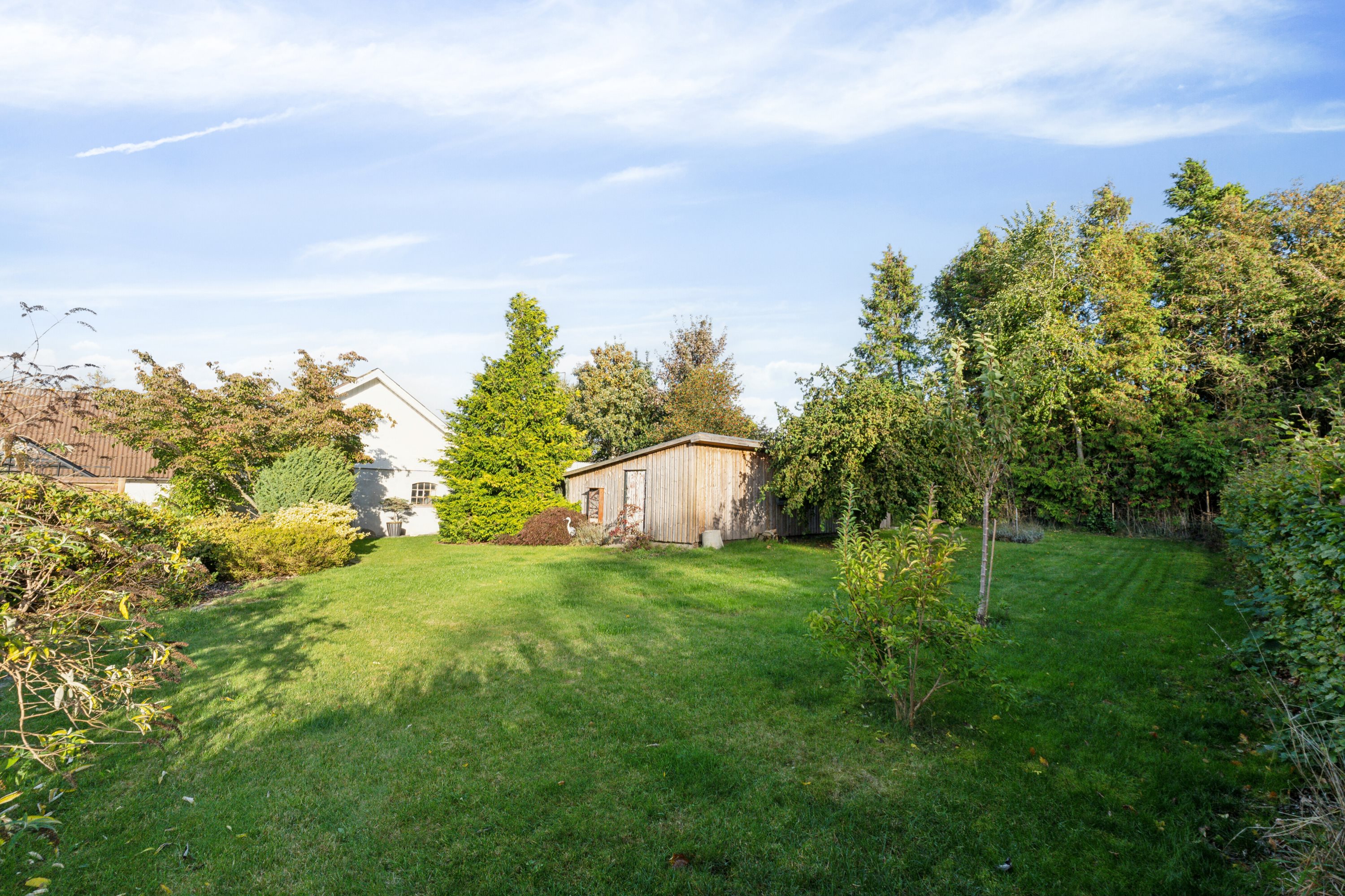 Fremhævet set fra haven billede i fuldskærmstilstand. Billede af Nyborgvej 25, 5550 Langeskov