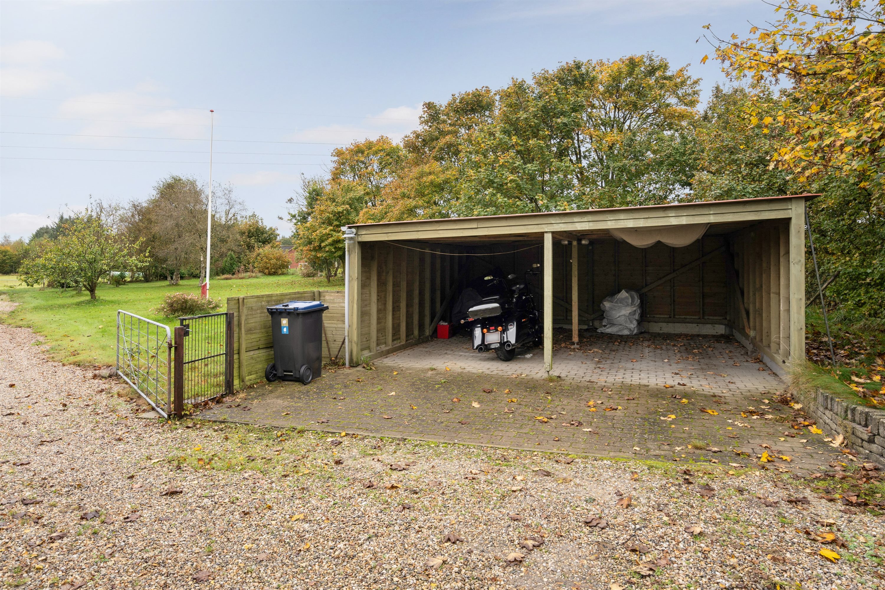Fremhævet carport billede i fuldskærmstilstand. Billede af Letbækvej 31, 6862 Tistrup