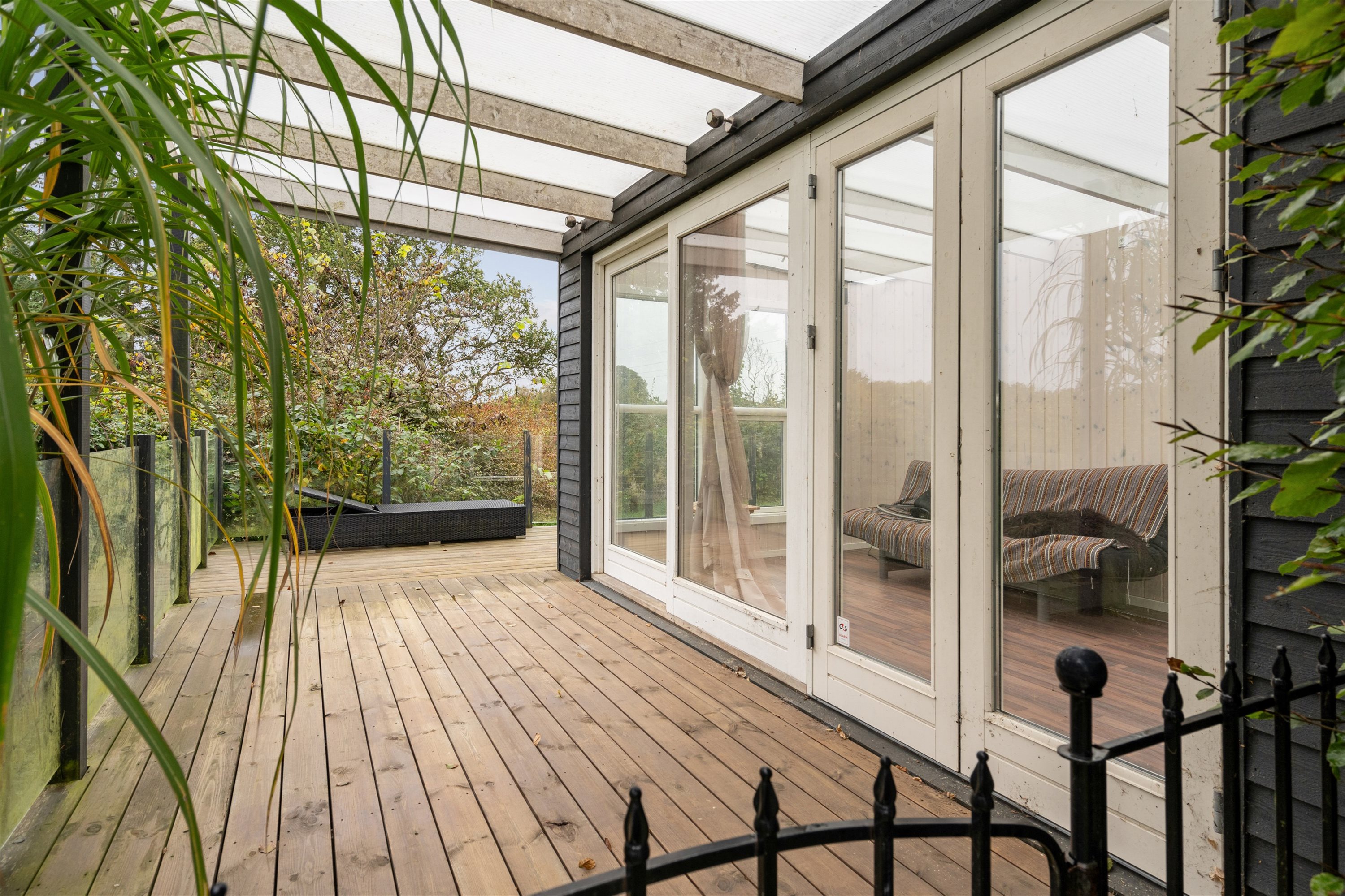 Fremhævet overdækket terrasse billede i fuldskærmstilstand. Billede af Letbækvej 31, 6862 Tistrup