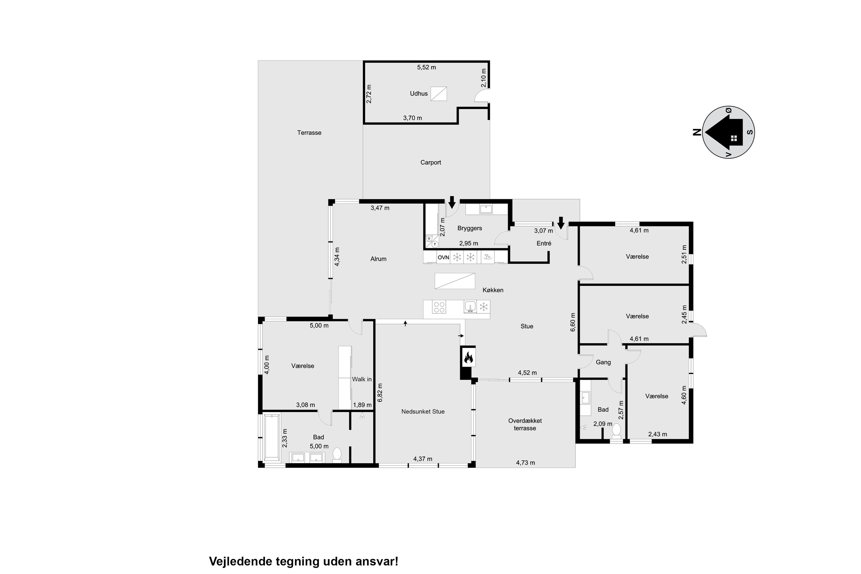 Plantegninger billede af Vesteråsene 40, 9900 Frederikshavn