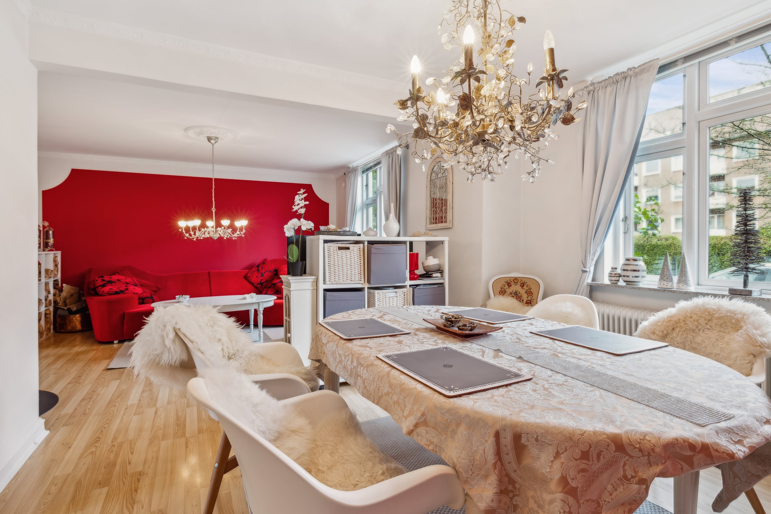 Fremhævet stue billede i fuldskærmstilstand. Billede af Gothersgade 15, 8800 Viborg