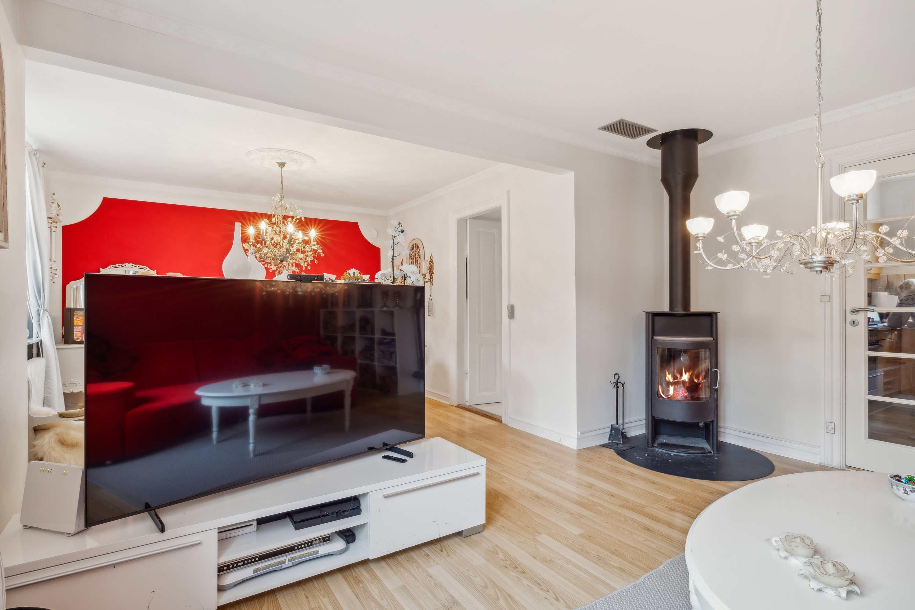 Fremhævet stue billede i fuldskærmstilstand. Billede af Gothersgade 15, 8800 Viborg