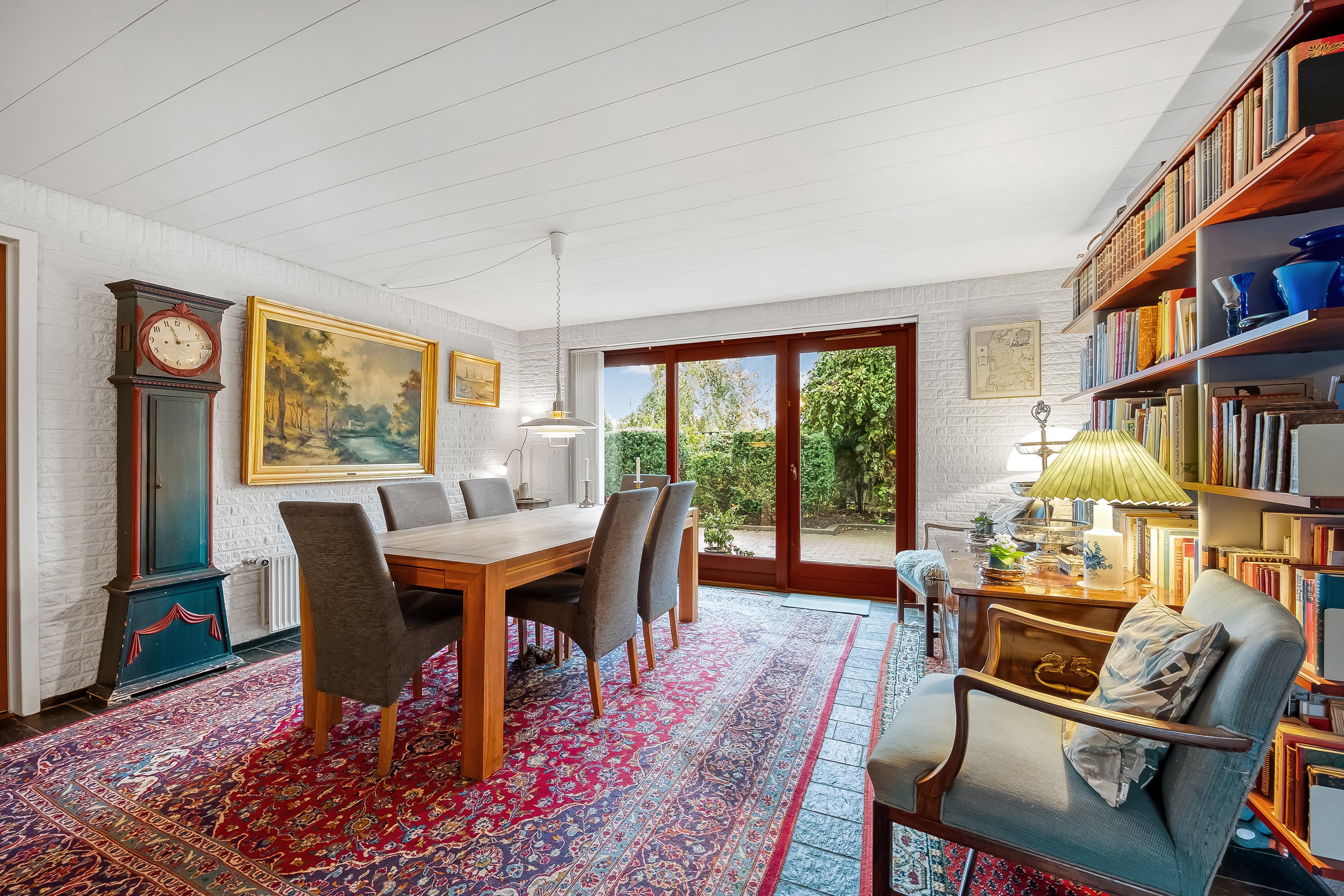 Fremhævet stue billede i fuldskærmstilstand. Billede af Lindevej 4, 6950 Ringkøbing