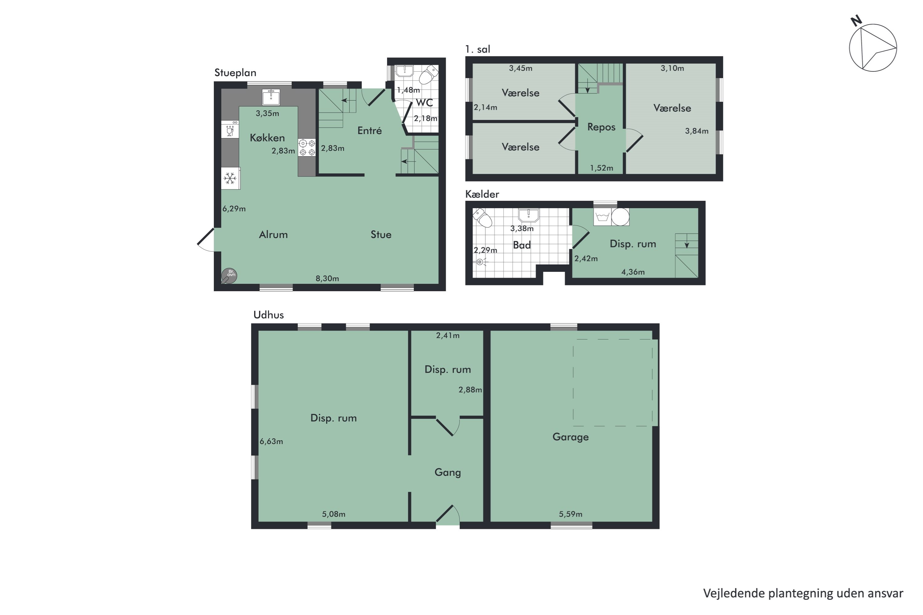 Plantegninger billede af Mejlbyvej 103, Mejlby, 9610 Nørager