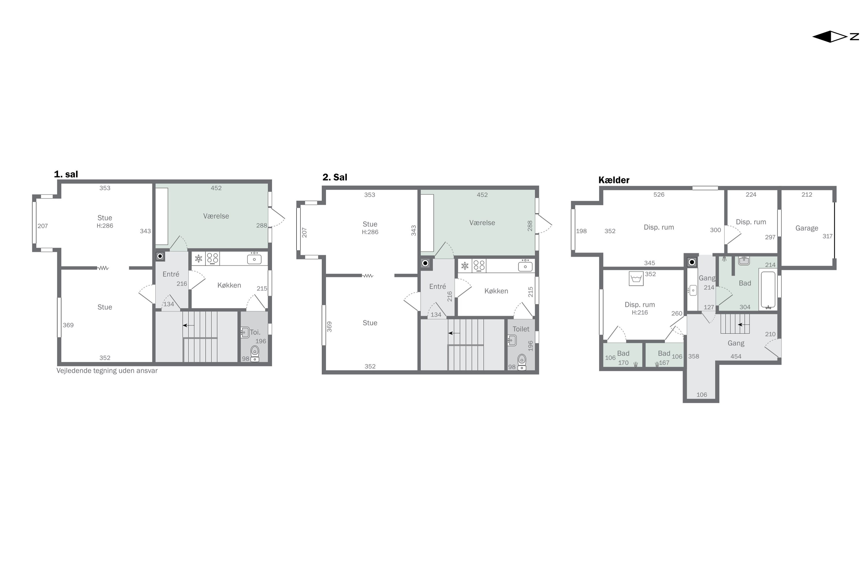 Plantegninger billede af Fåborgvej 24, 5700 Svendborg