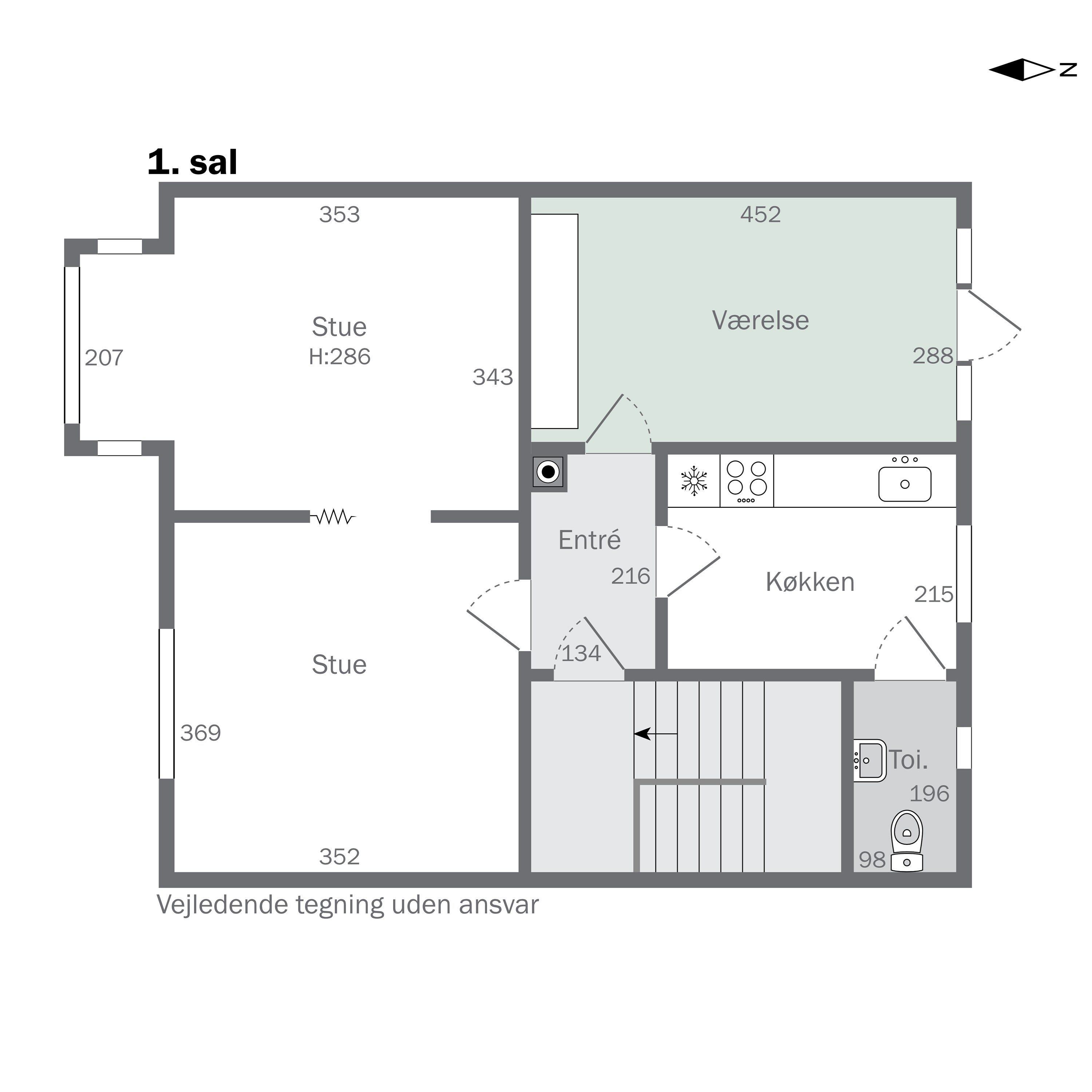 Plantegninger billede af Fåborgvej 24, 5700 Svendborg