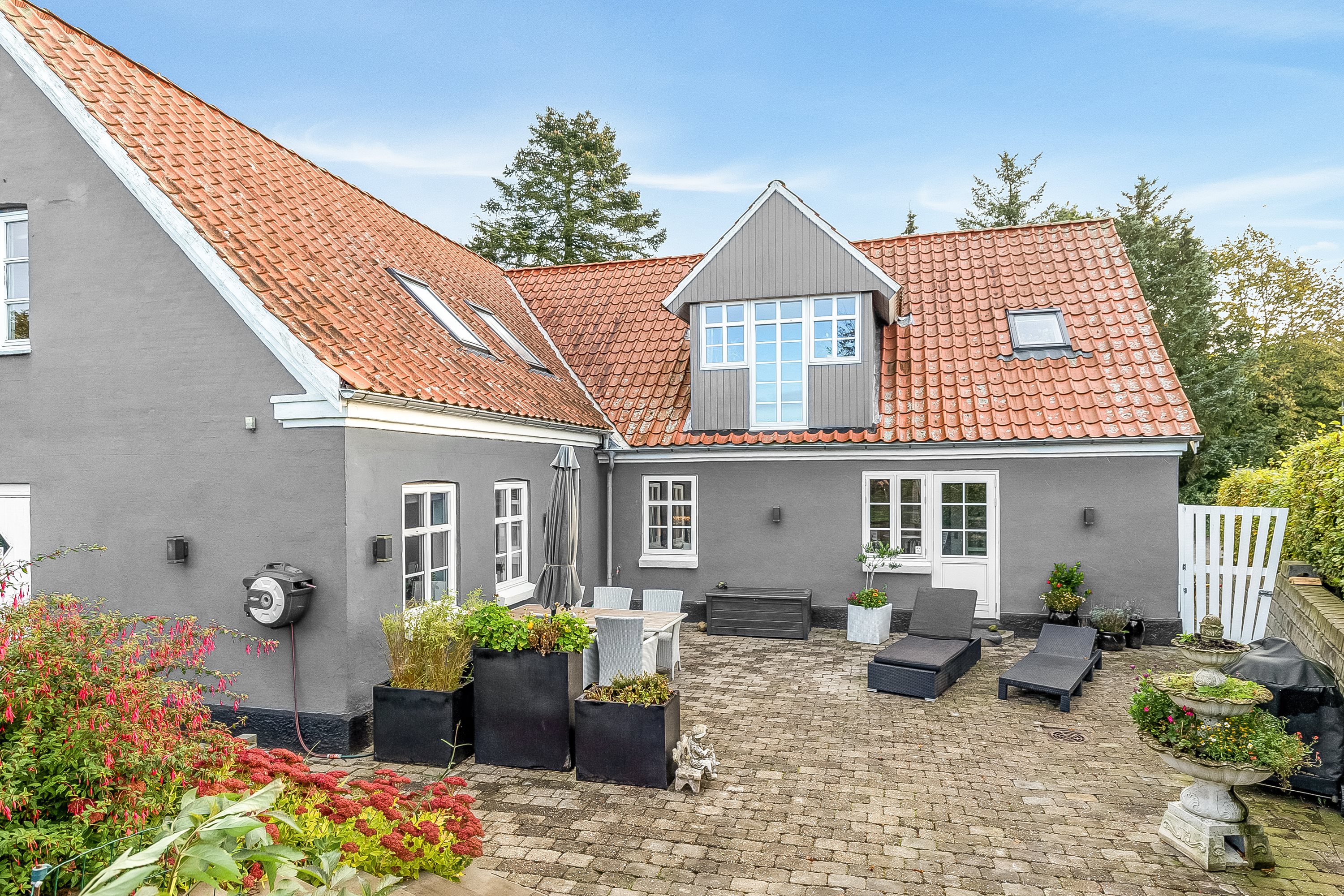 Fremhævet terrasse billede i fuldskærmstilstand. Billede af Frifeltvej 1, Håstrup, 7000 Fredericia