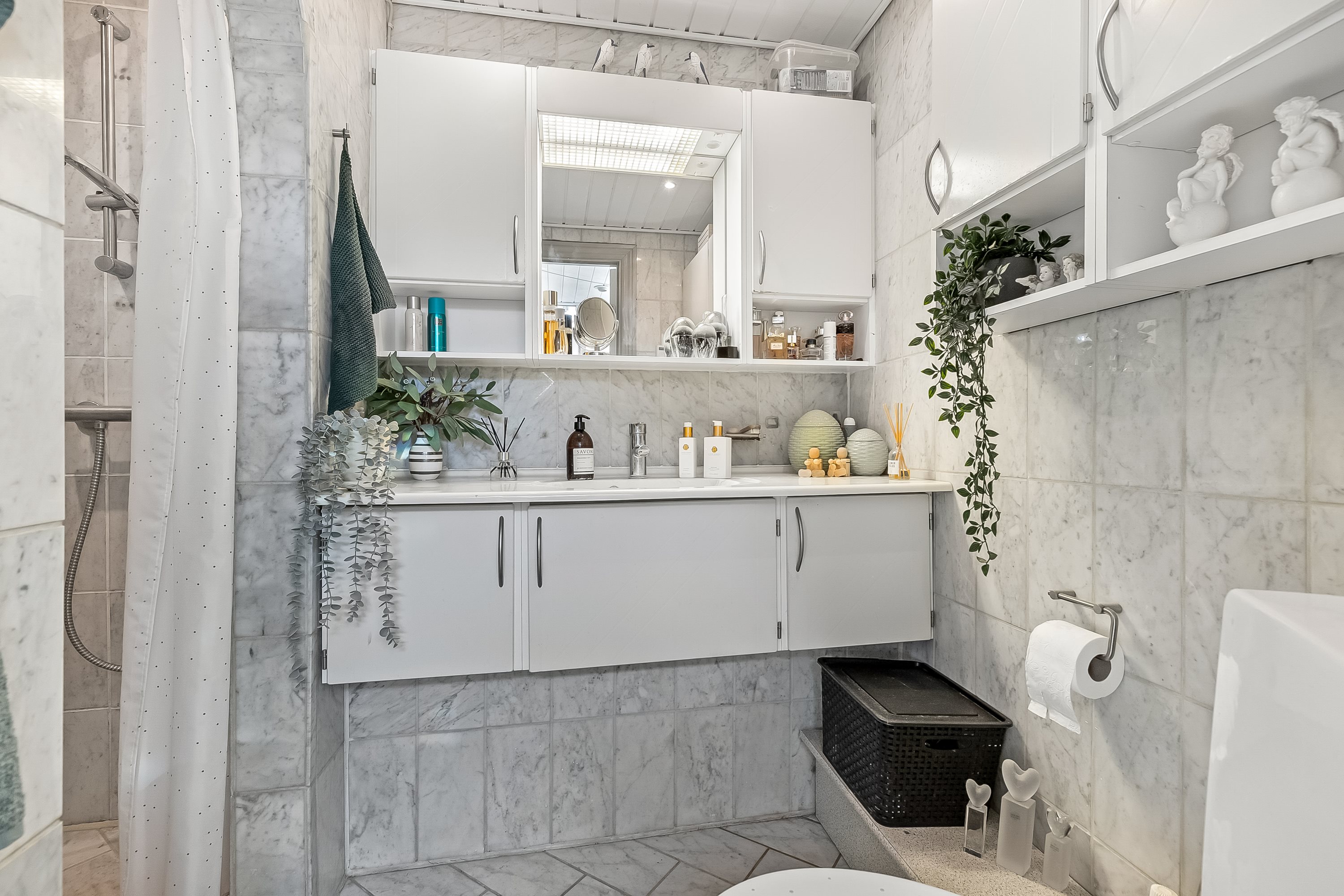 Fremhævet badeværelse billede i fuldskærmstilstand. Billede af Frifeltvej 1, Håstrup, 7000 Fredericia