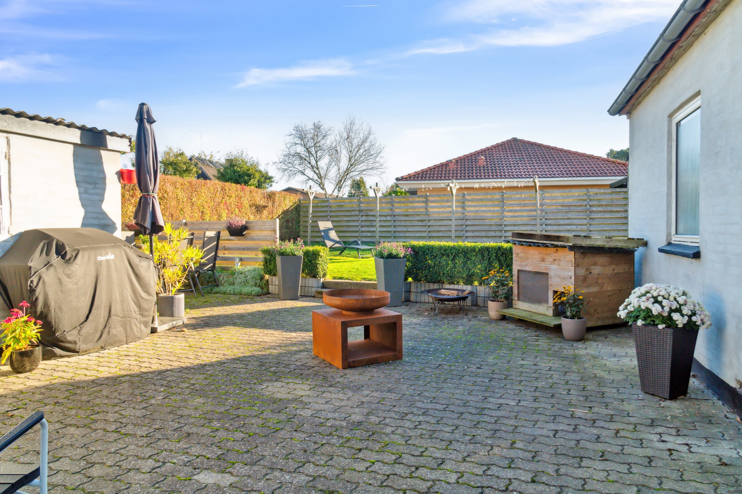 Fremhævet terrasse billede i fuldskærmstilstand. Billede af Svingkærvej 12, 4760 Vordingborg