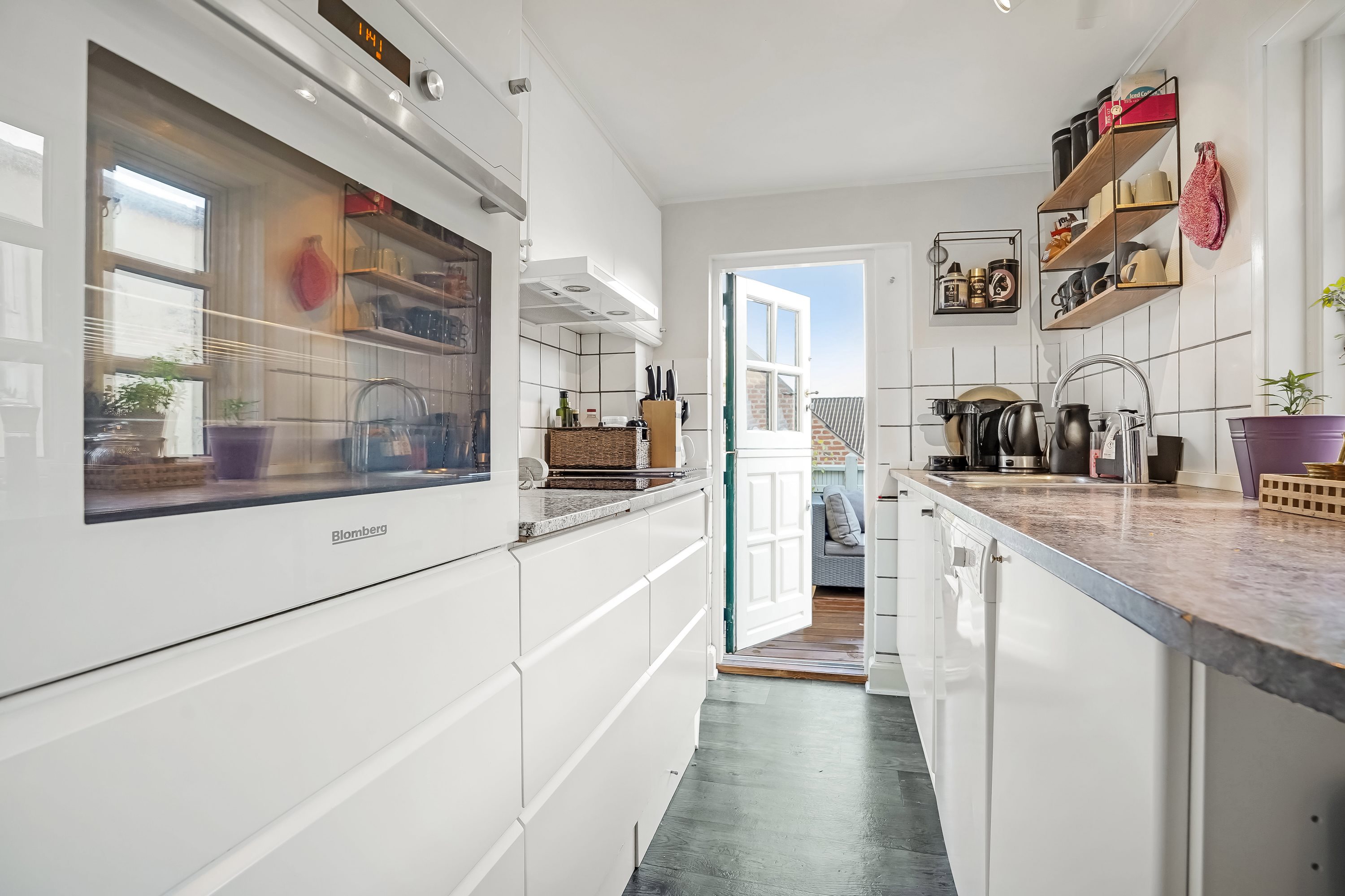 Fremhævet køkken billede i fuldskærmstilstand. Billede af Algade 13, 5500 Middelfart