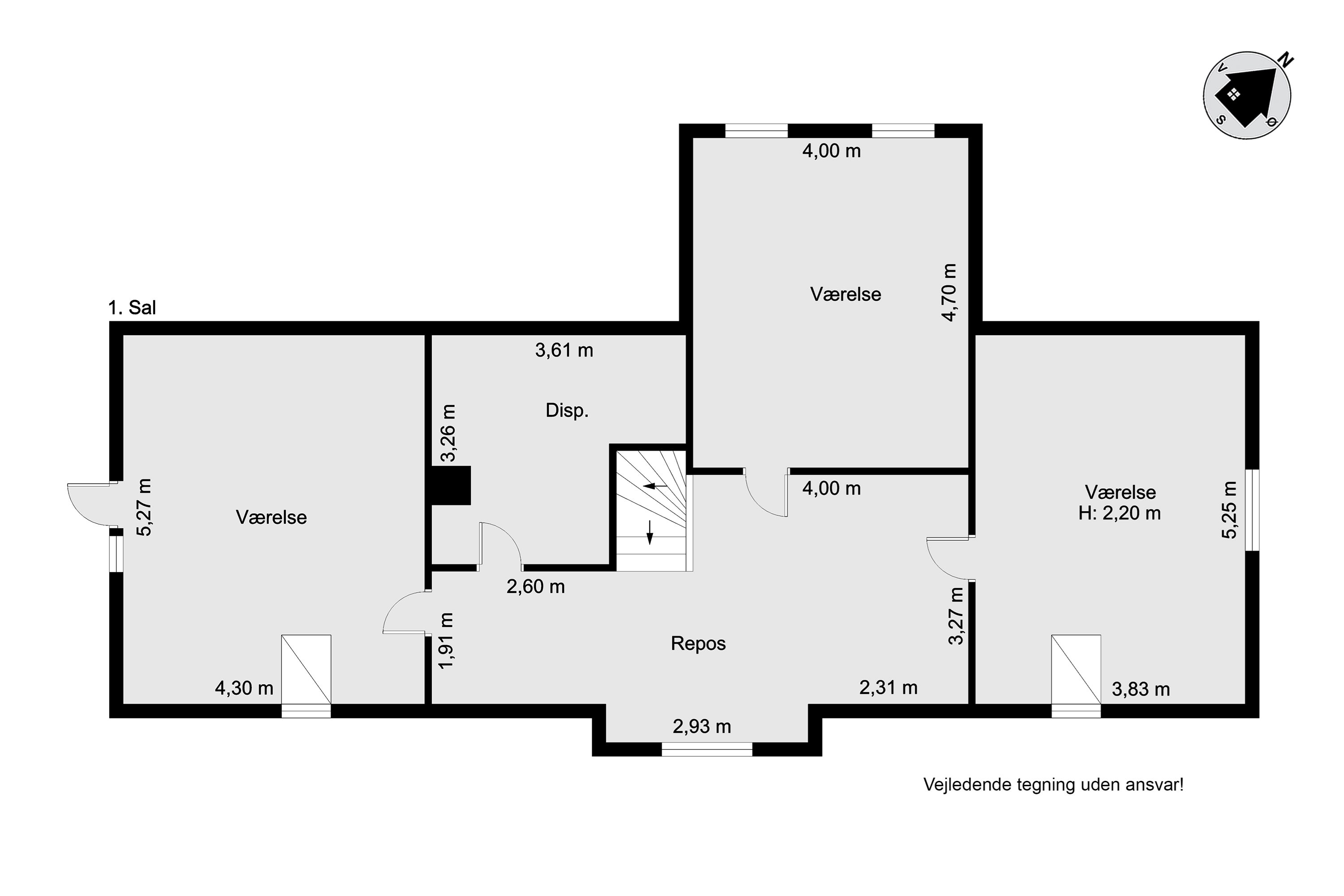 Plantegninger billede af Øster Rør Vej 6, Gærum, 9900 Frederikshavn