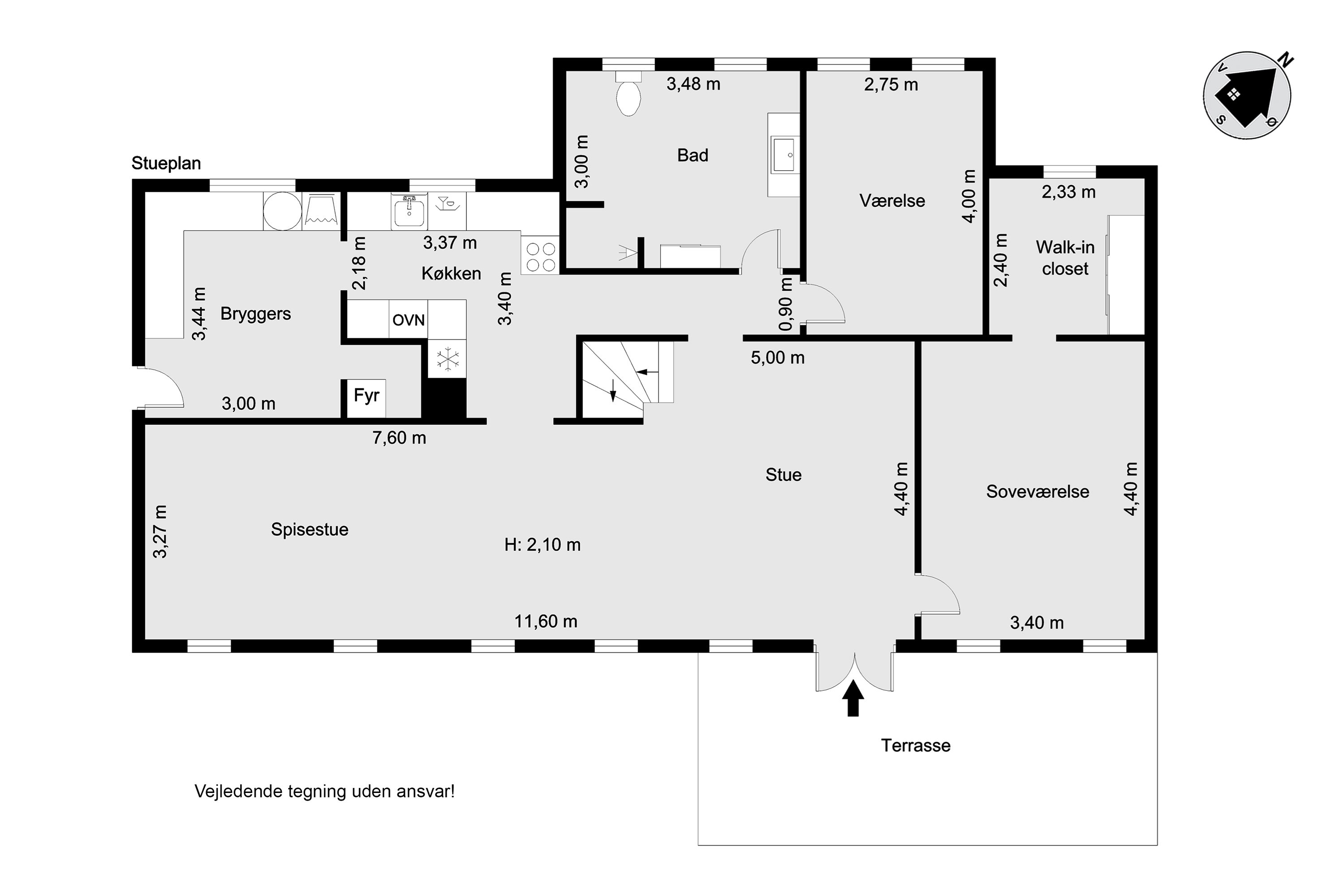 Plantegninger billede af Øster Rør Vej 6, Gærum, 9900 Frederikshavn