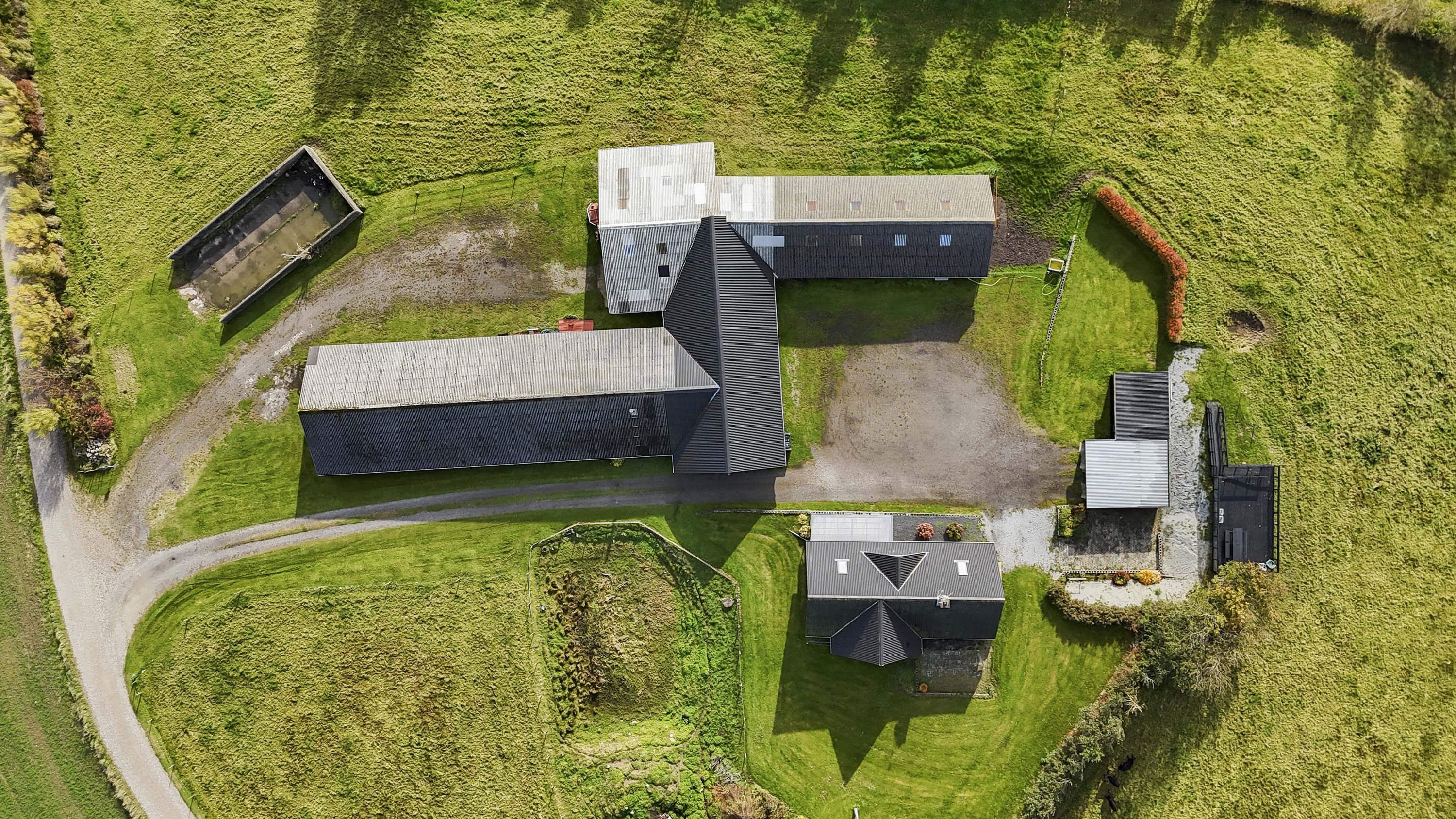 Fremhævet luftfoto billede i fuldskærmstilstand. Billede af Øster Rør Vej 6, Gærum, 9900 Frederikshavn