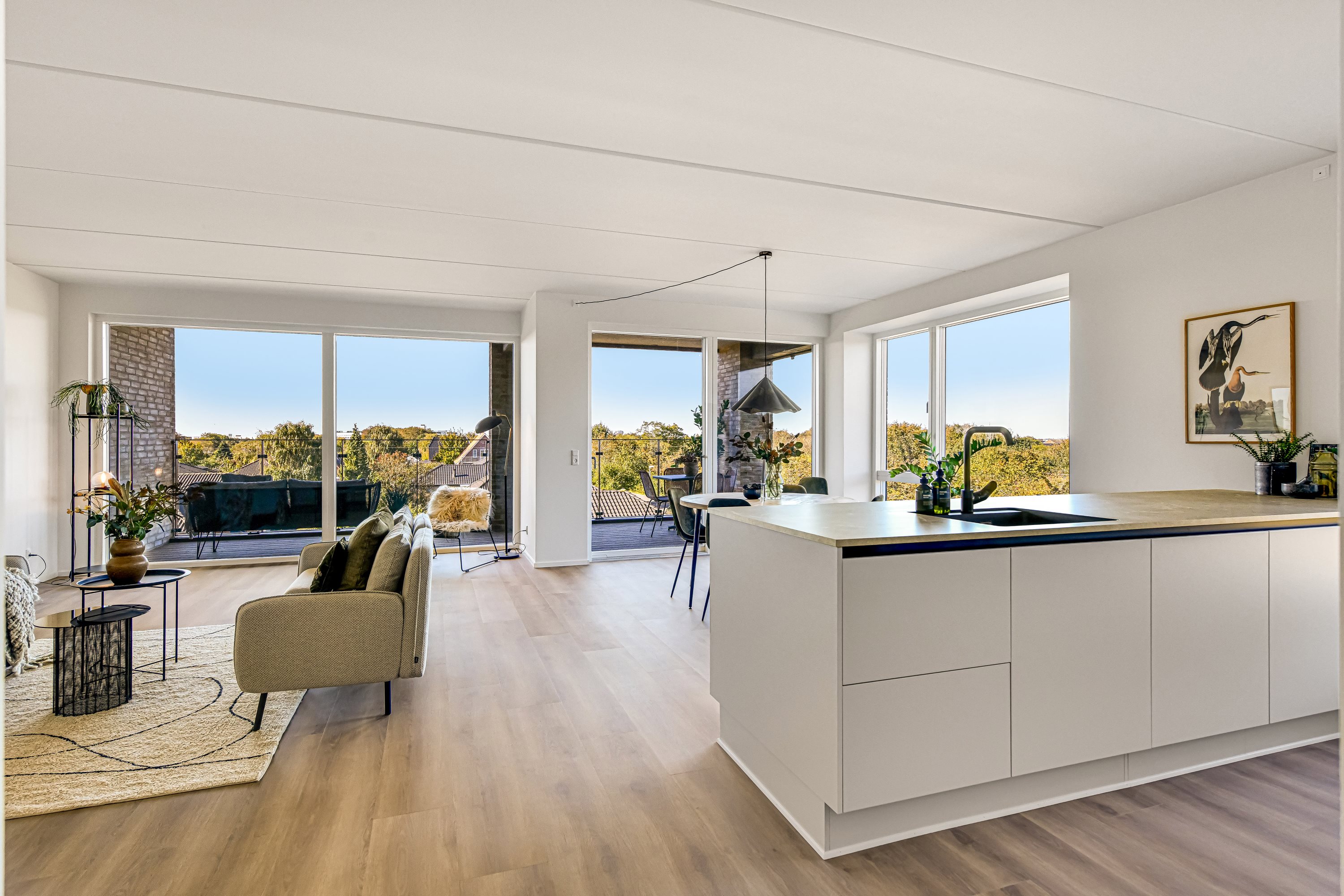 Fremhævet stue billede i fuldskærmstilstand. Billede af Schaubparken 10, st.. 1., 6700 Esbjerg