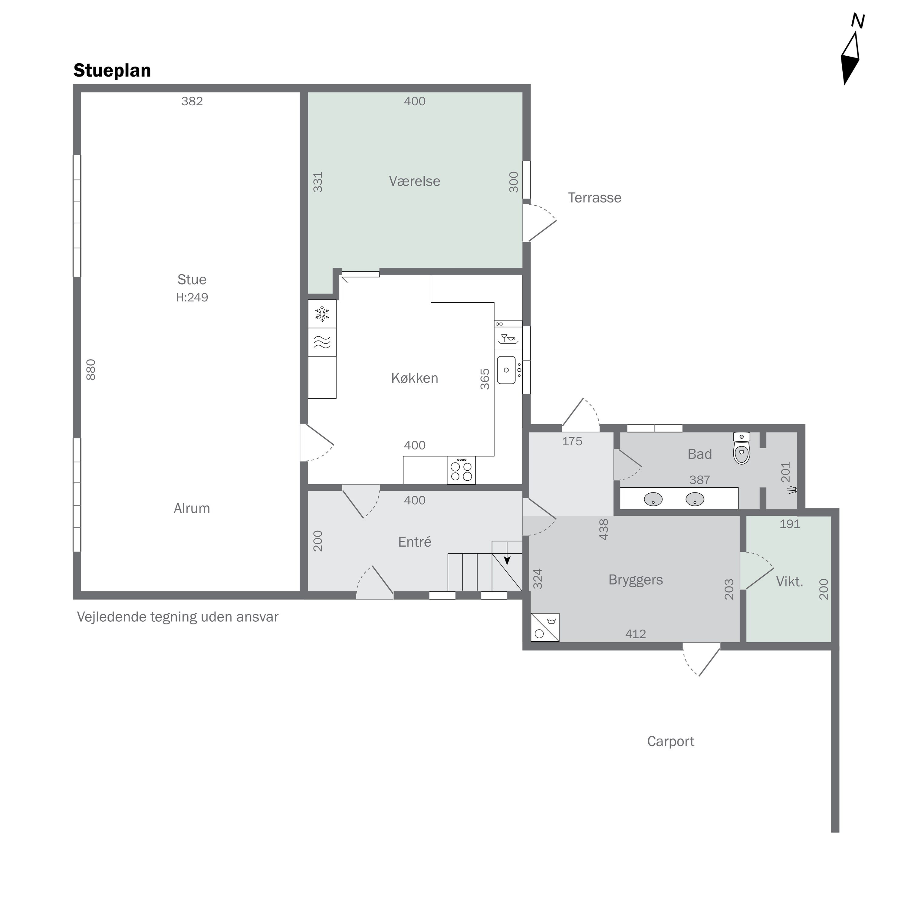 Plantegninger billede af Præstegårdsvej 14, 6534 Agerskov