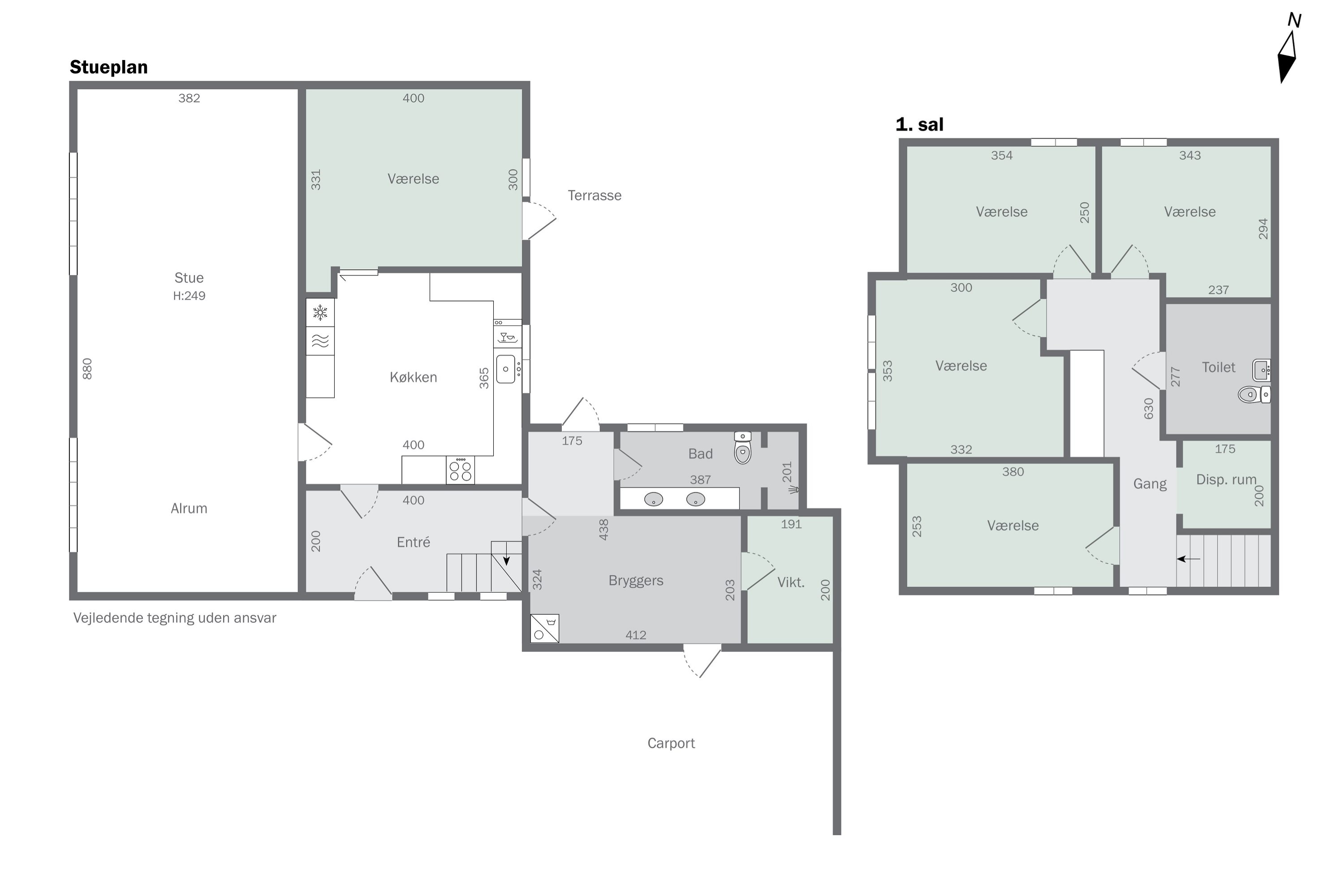 Plantegninger billede af Præstegårdsvej 14, 6534 Agerskov