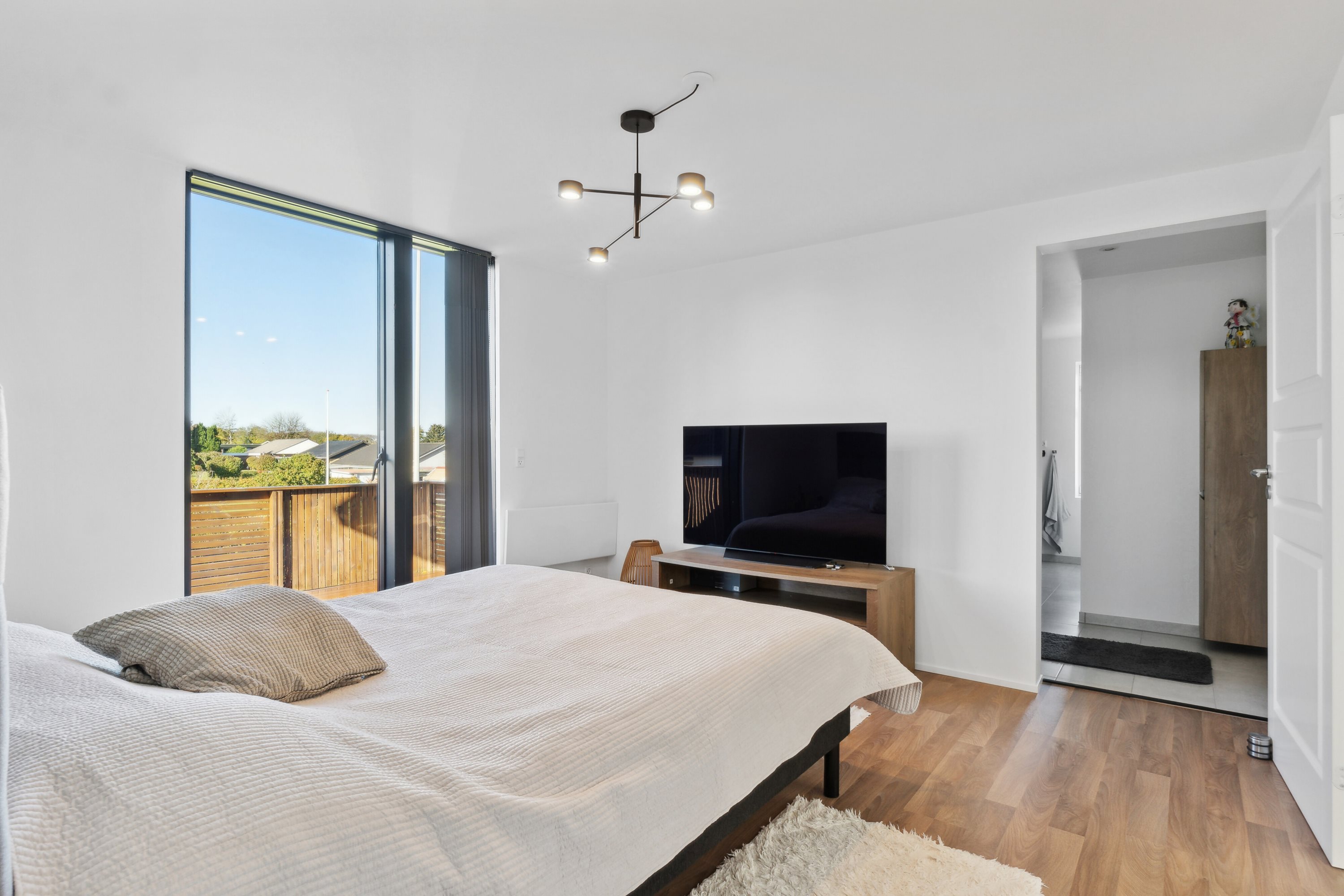 Fremhævet soveværelse billede i fuldskærmstilstand. Billede af Jels Møllegade 9, 6630 Rødding