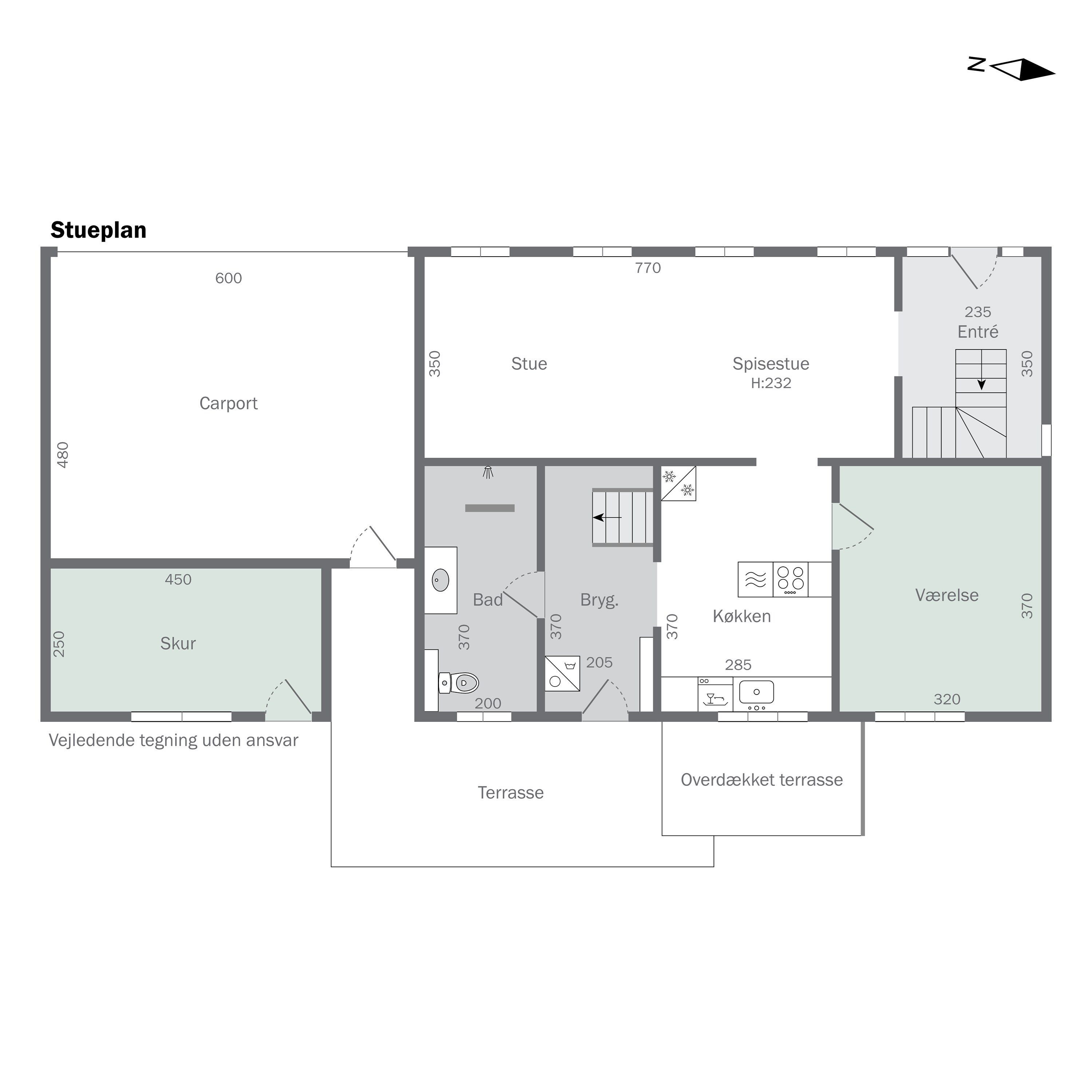 Plantegninger billede af Jels Møllegade 9, 6630 Rødding