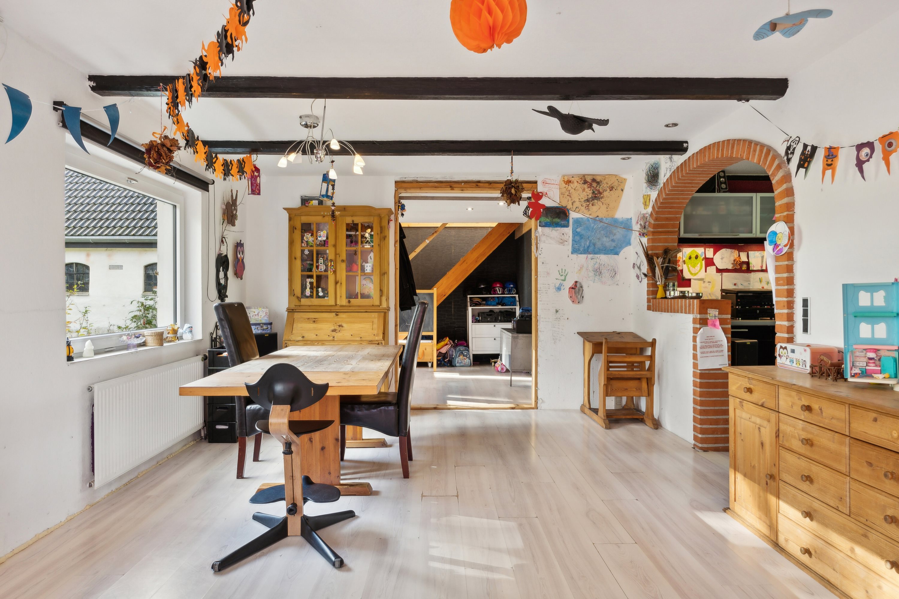 Fremhævet spisestue billede i fuldskærmstilstand. Billede af Katsigvej 65, Skærum, 9900 Frederikshavn