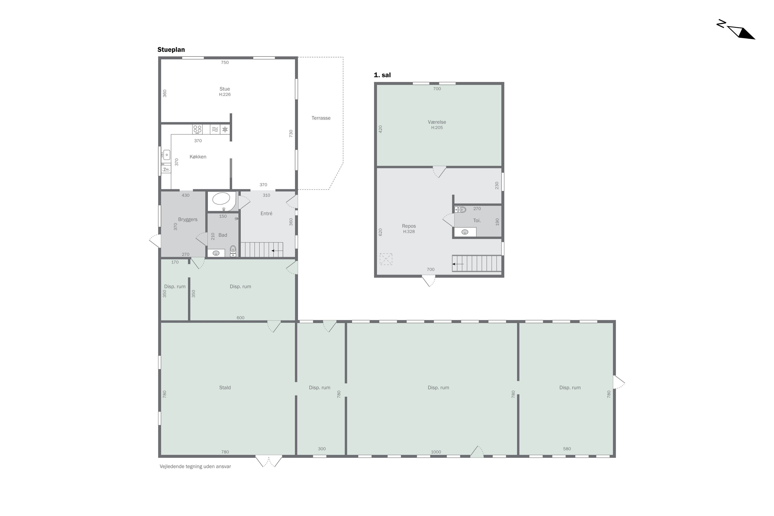 Plantegninger billede af Katsigvej 65, Skærum, 9900 Frederikshavn