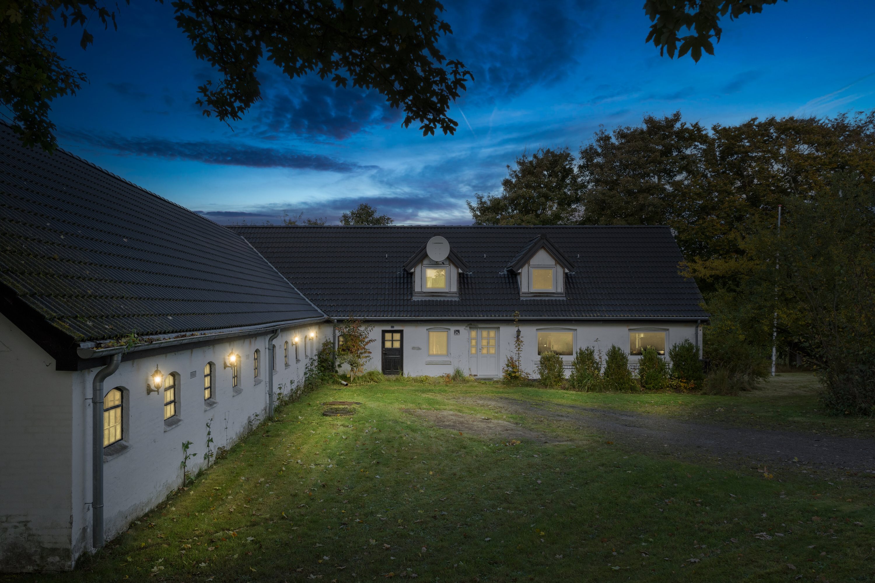 Fremhævet set fra haven billede i fuldskærmstilstand. Billede af Katsigvej 65, Skærum, 9900 Frederikshavn