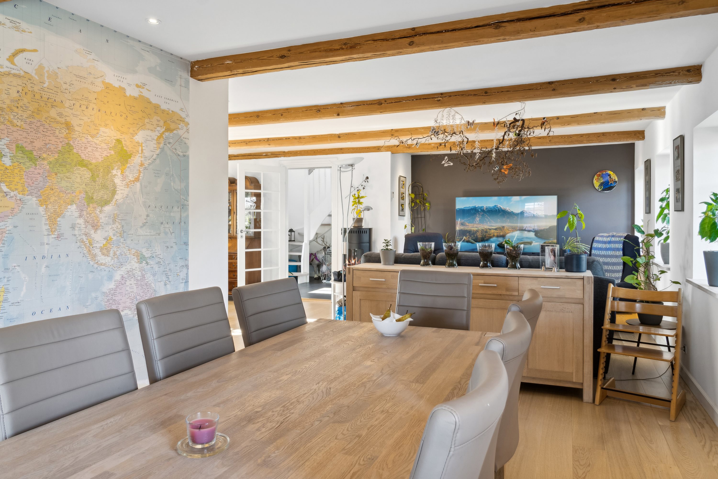 Fremhævet spisestue billede i fuldskærmstilstand. Billede af Køng Møllevej 11, 4750 Lundby