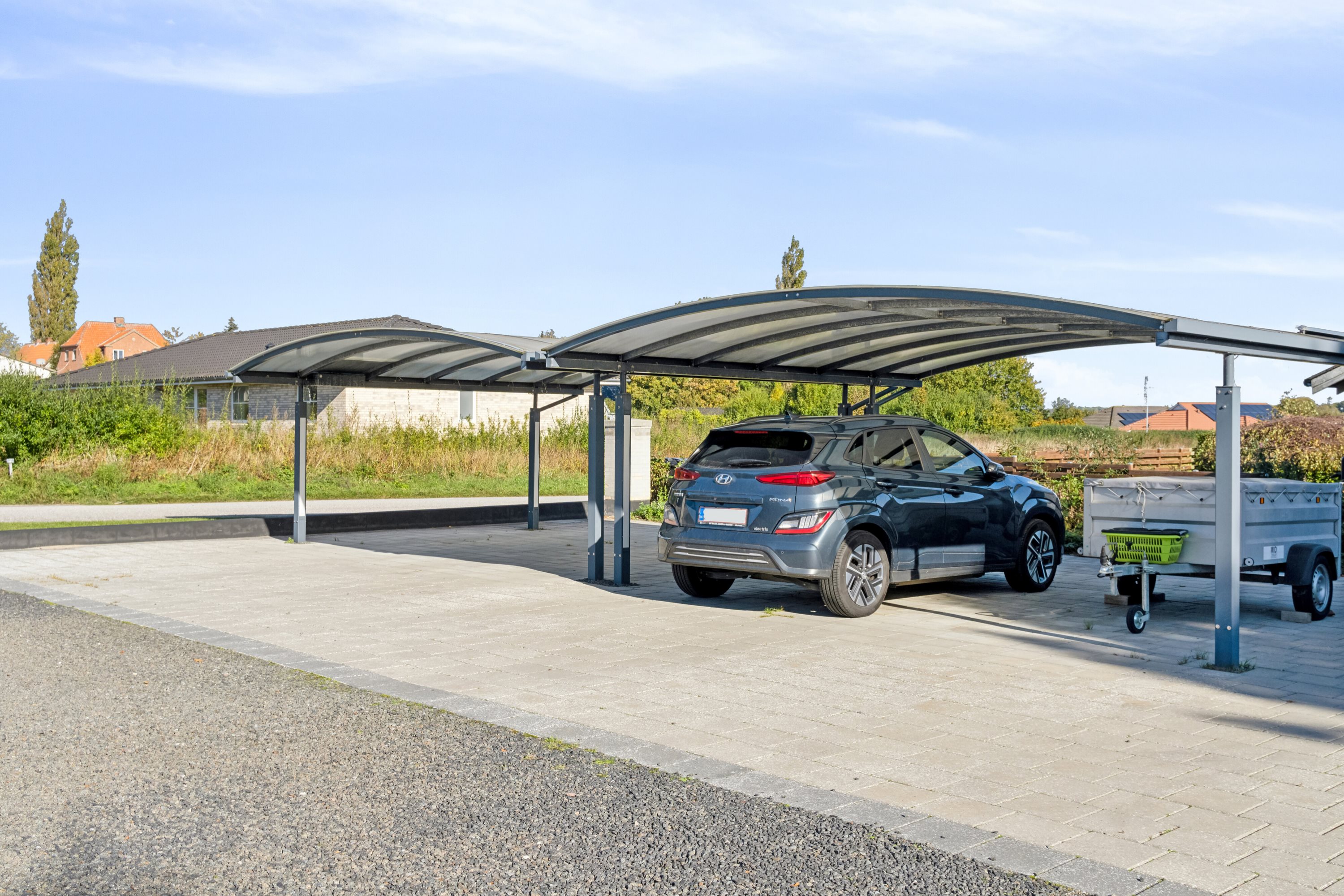 Fremhævet carport billede i fuldskærmstilstand. Billede af Køng Møllevej 11, 4750 Lundby