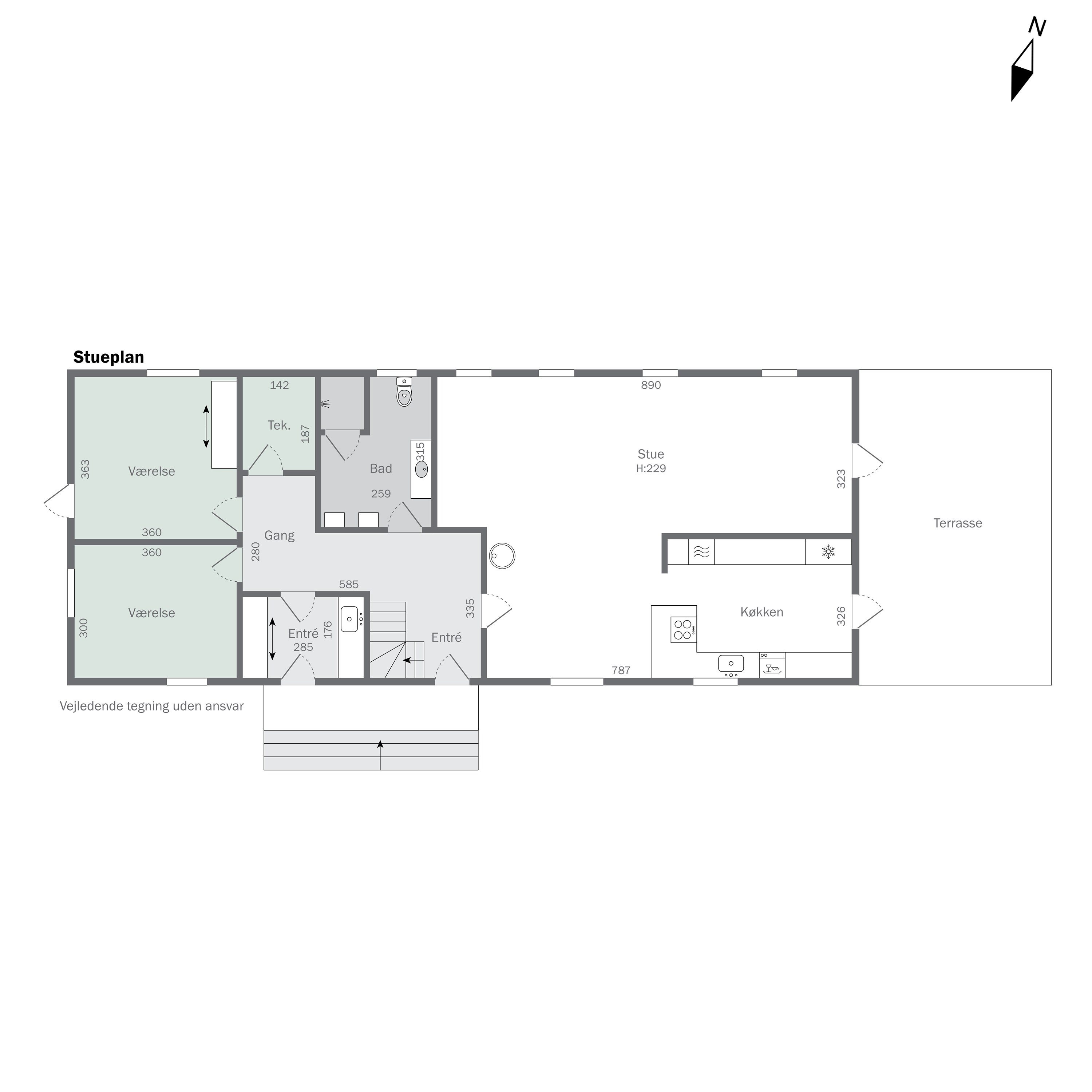 Plantegninger billede af Køng Møllevej 11, 4750 Lundby