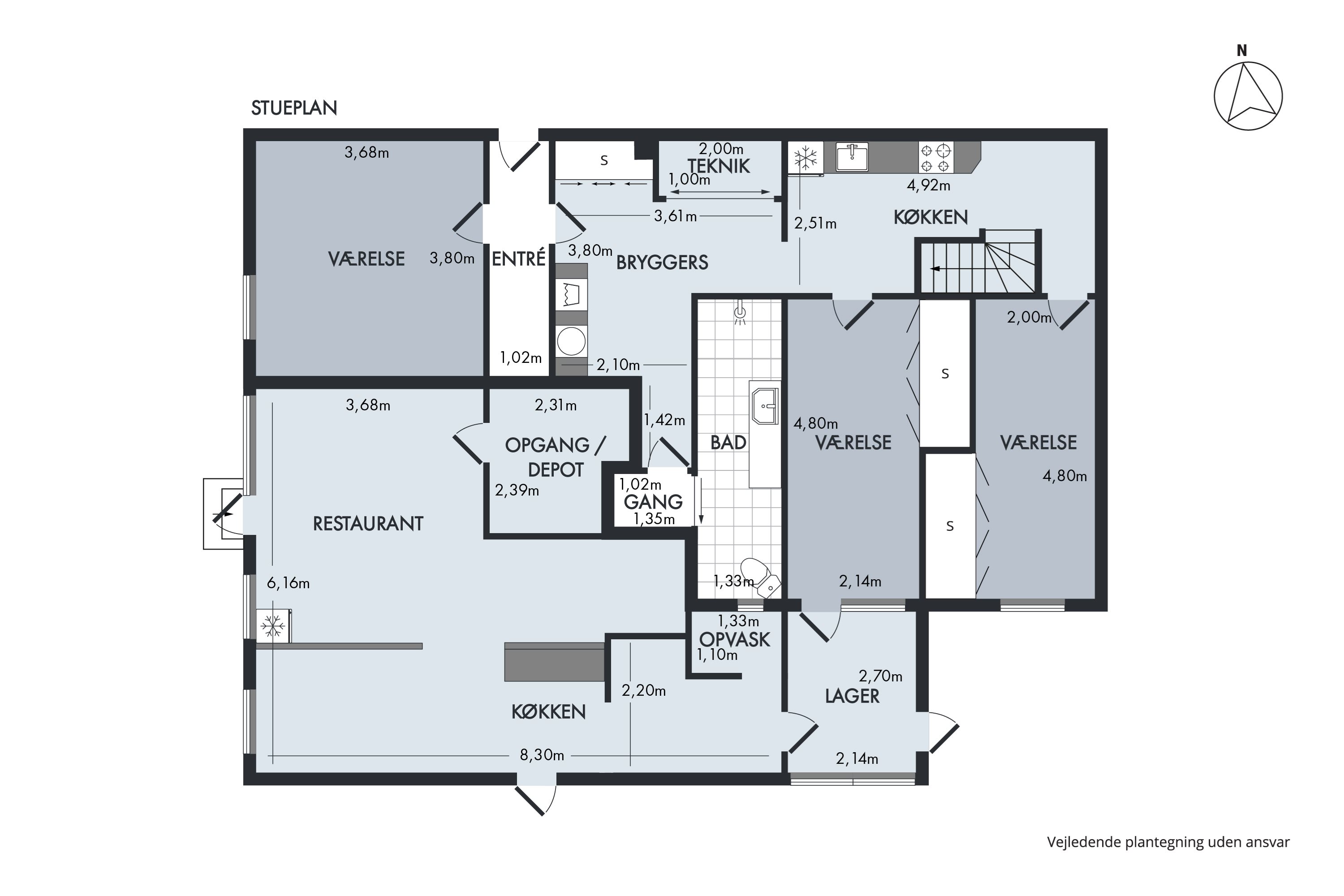 Plantegninger billede af Væggerløsevej 2, 4873 Væggerløse