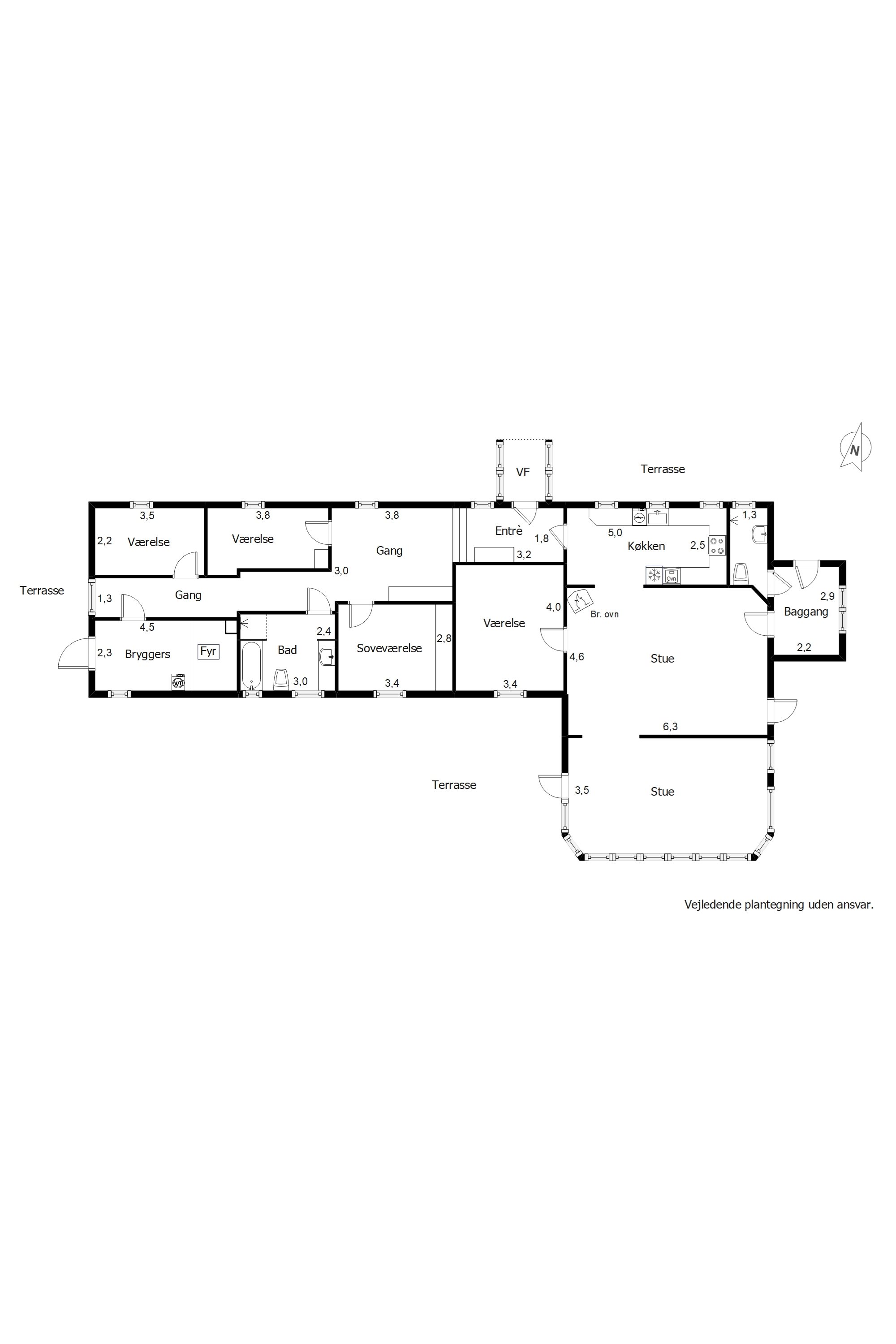 Plantegninger billede af Letbækvej 31, 6862 Tistrup