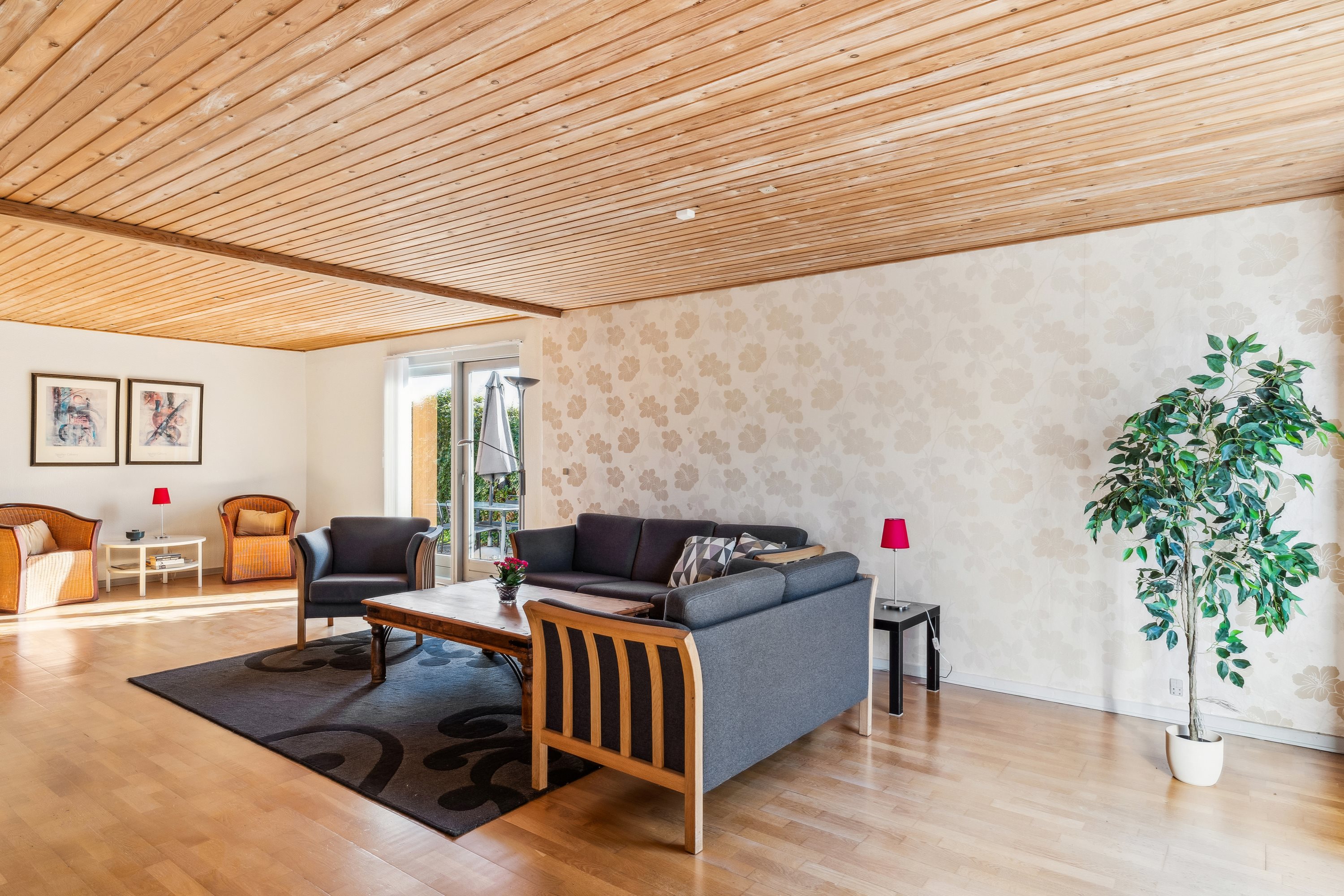 Fremhævet stue billede i fuldskærmstilstand. Billede af Henrik Stengårdsvej 11, 5600 Faaborg