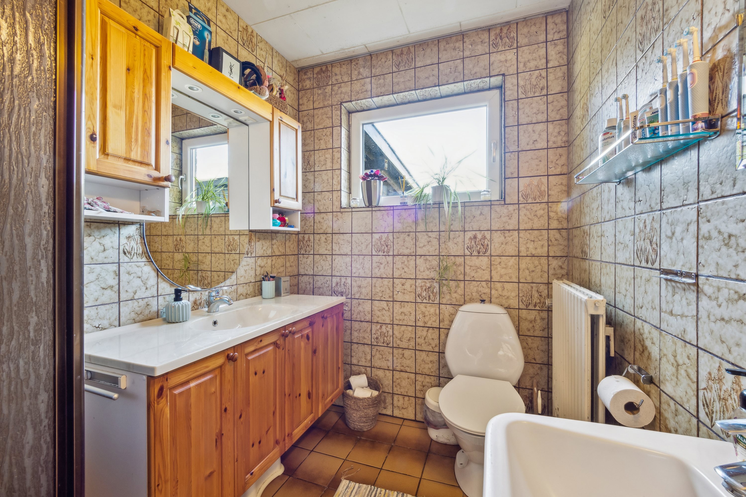 Fremhævet badeværelse billede i fuldskærmstilstand. Billede af Landlystvej 8, Vodstrup, 7900 Nykøbing M