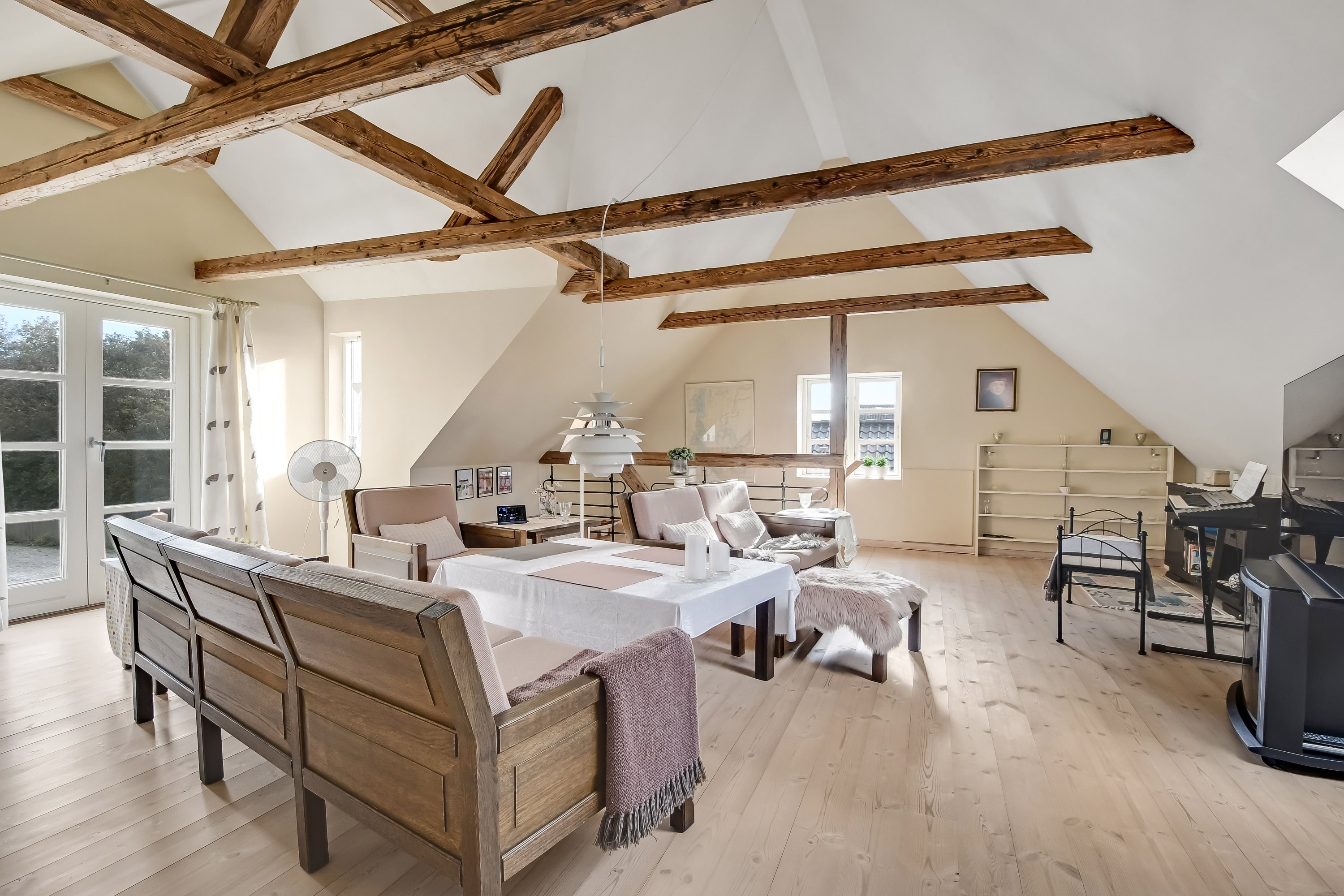 Fremhævet stue billede i fuldskærmstilstand. Billede af Remmerstrandvej 112, Gudum, 7620 Lemvig