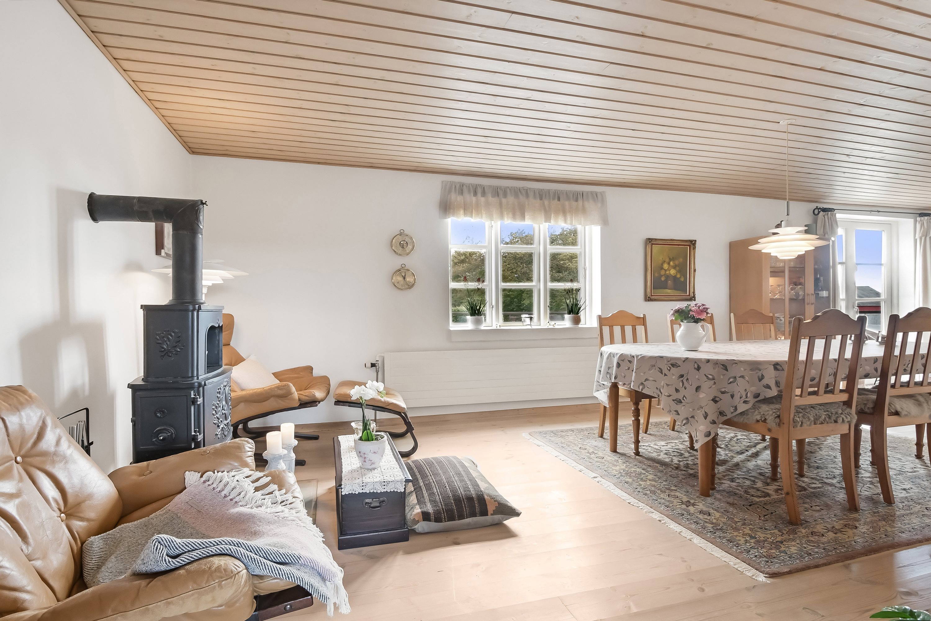 Fremhævet stue billede i fuldskærmstilstand. Billede af Remmerstrandvej 112, Gudum, 7620 Lemvig