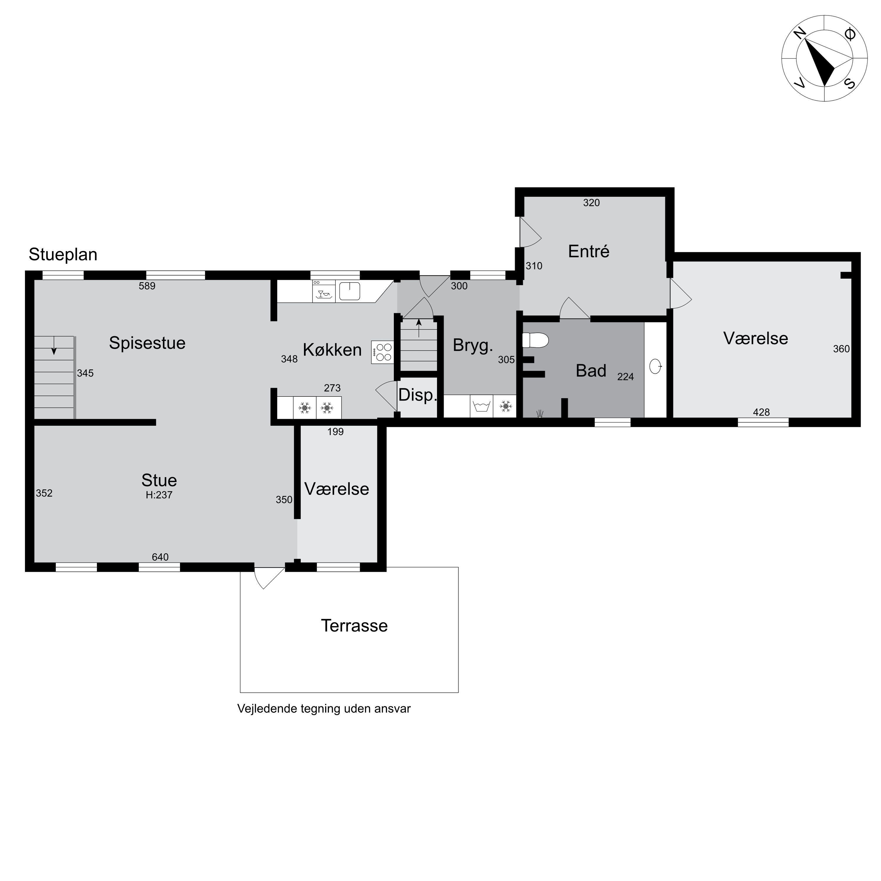 Plantegninger billede af Hjerupvej 39, Hjerup, 5560 Aarup