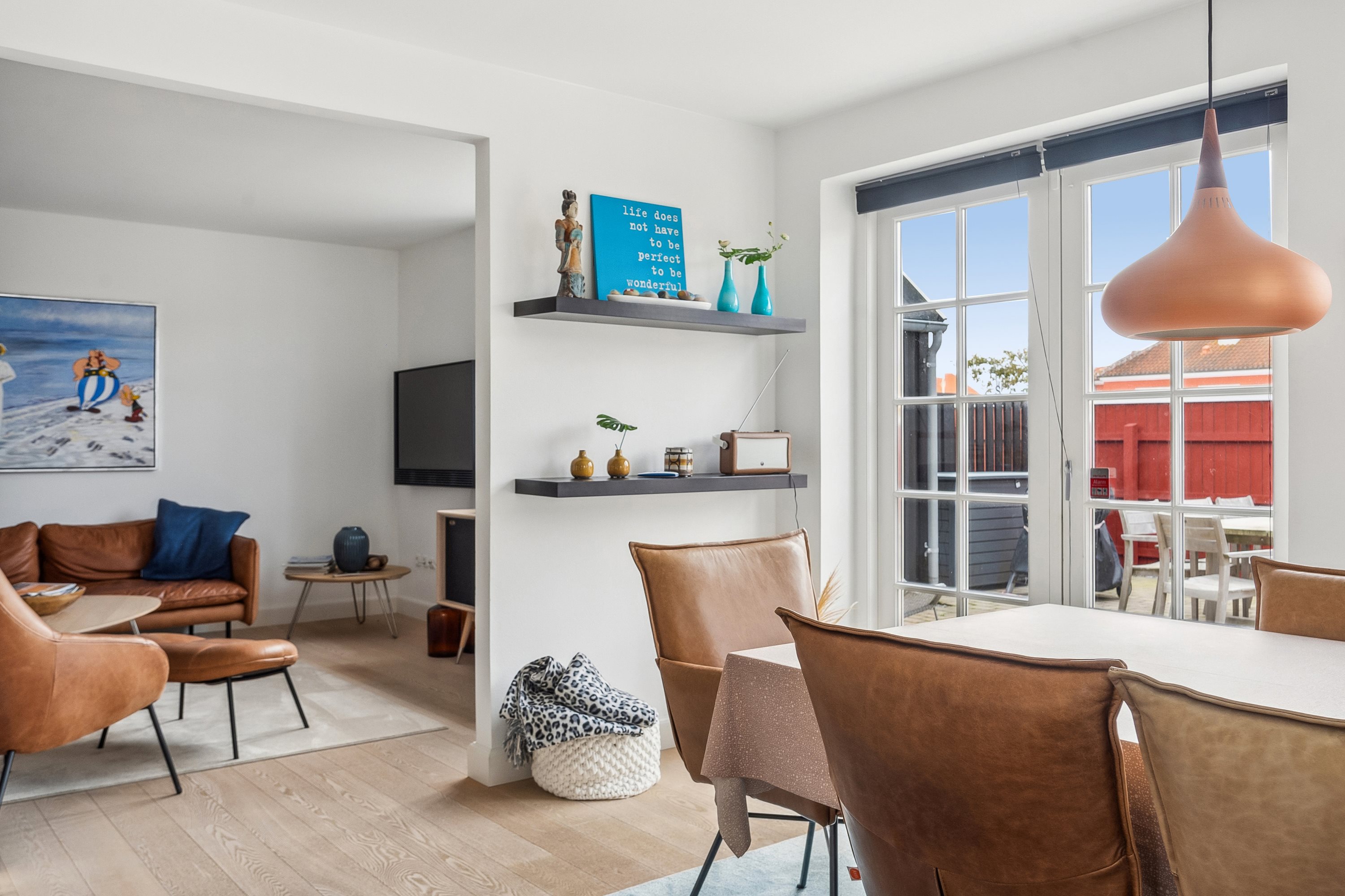 Fremhævet stue billede i fuldskærmstilstand. Billede af Remisen 25, 9990 Skagen