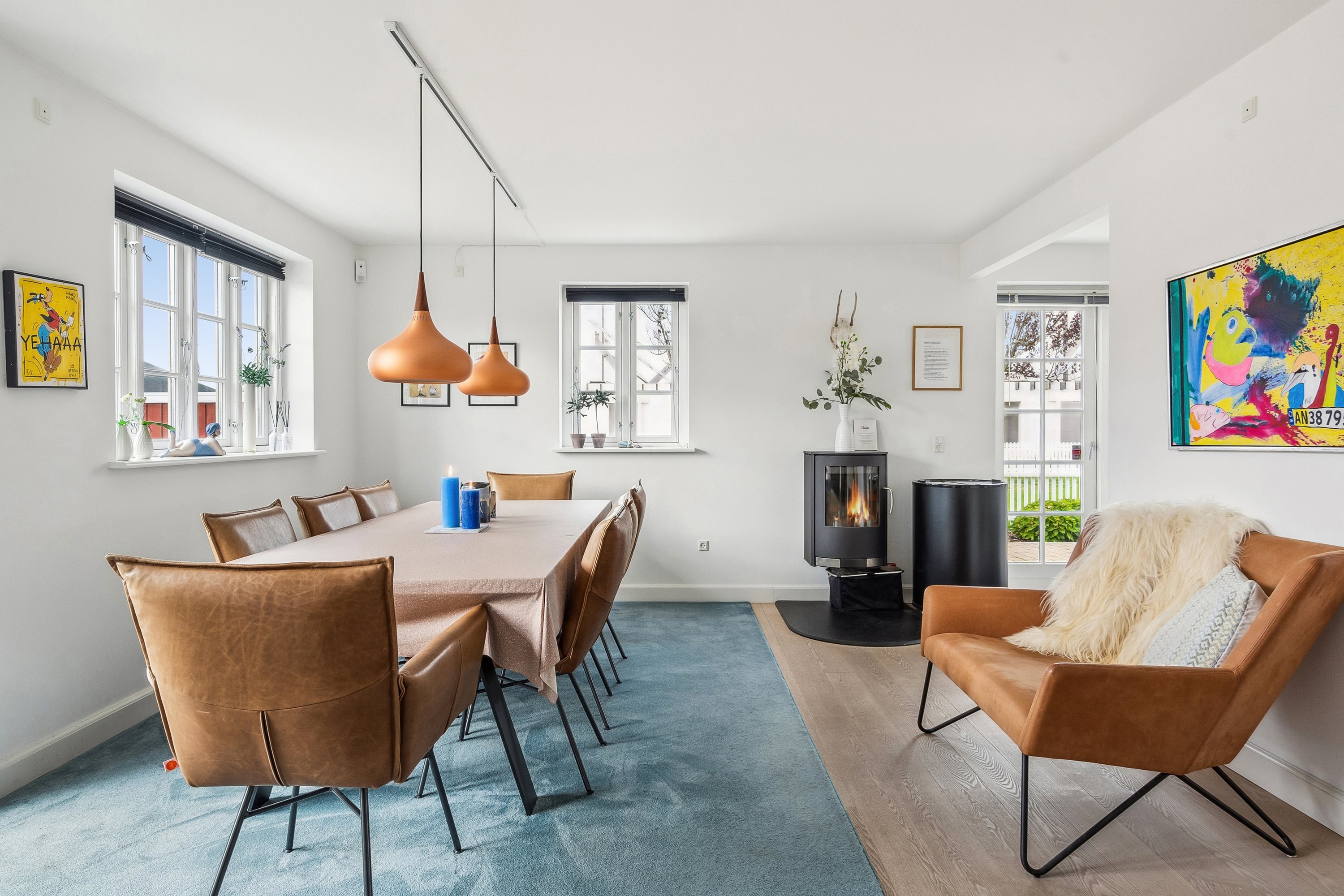 Fremhævet stue billede i fuldskærmstilstand. Billede af Remisen 25, 9990 Skagen