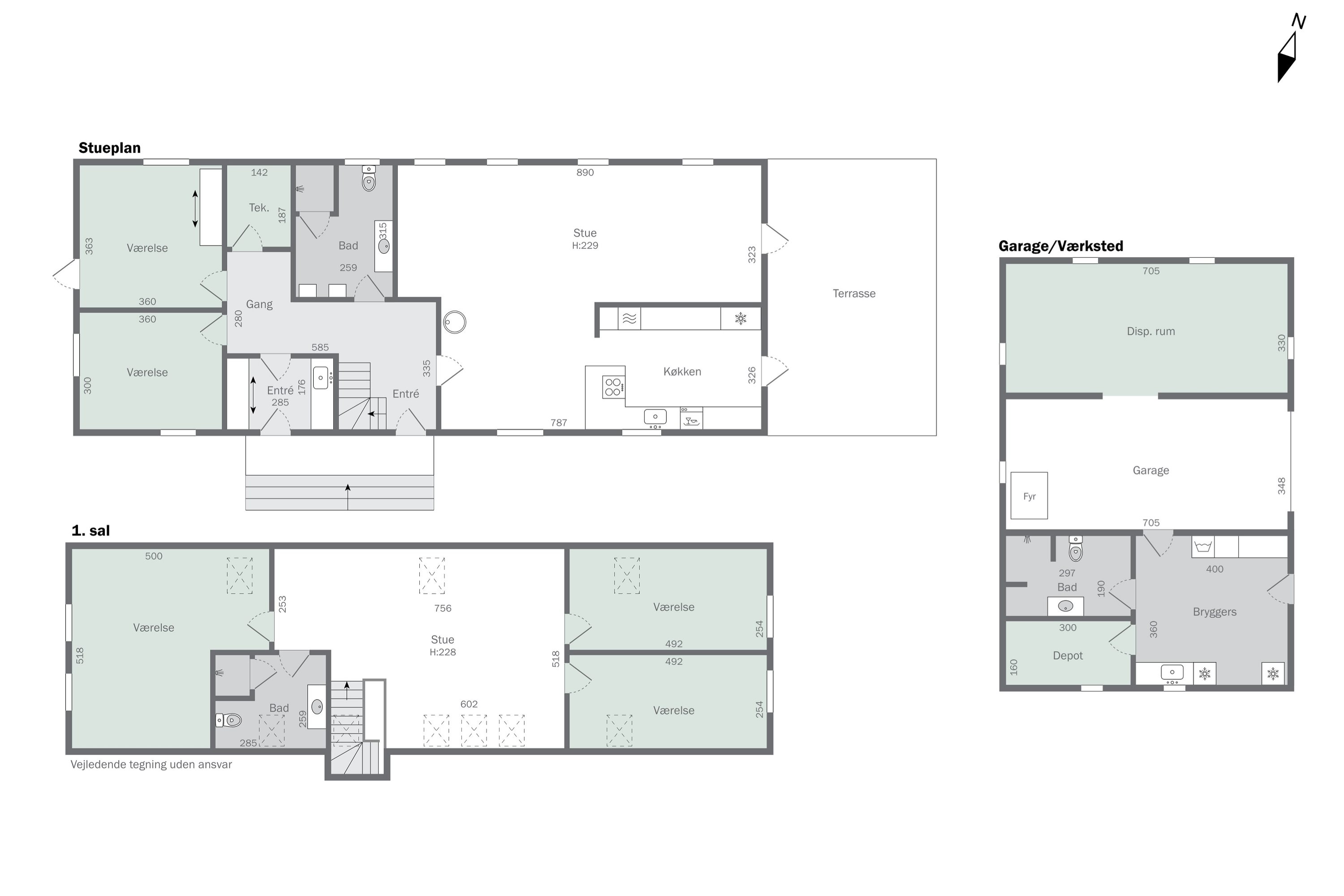 Plantegninger billede af Køng Møllevej 11, 4750 Lundby