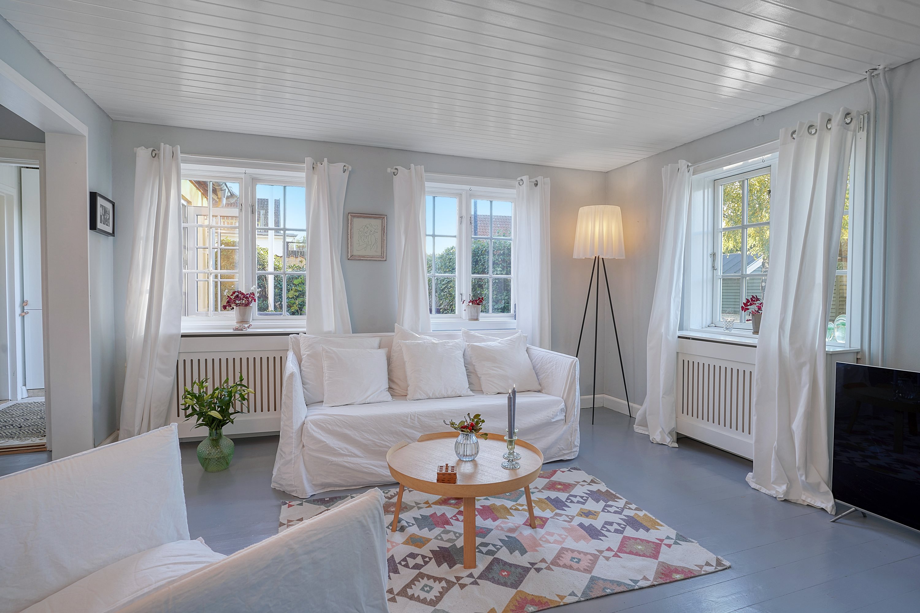 Fremhævet stue billede i fuldskærmstilstand. Billede af Lochersvej 6, 3100 Hornbæk