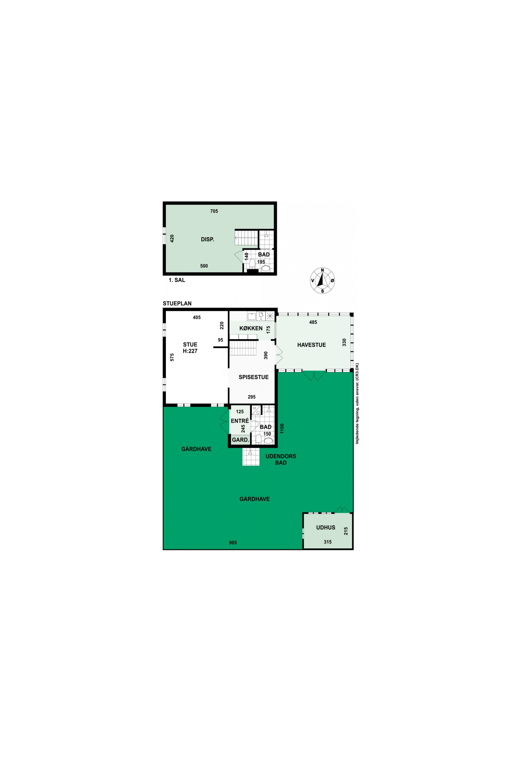 Plantegninger billede af Lochersvej 6, 3100 Hornbæk