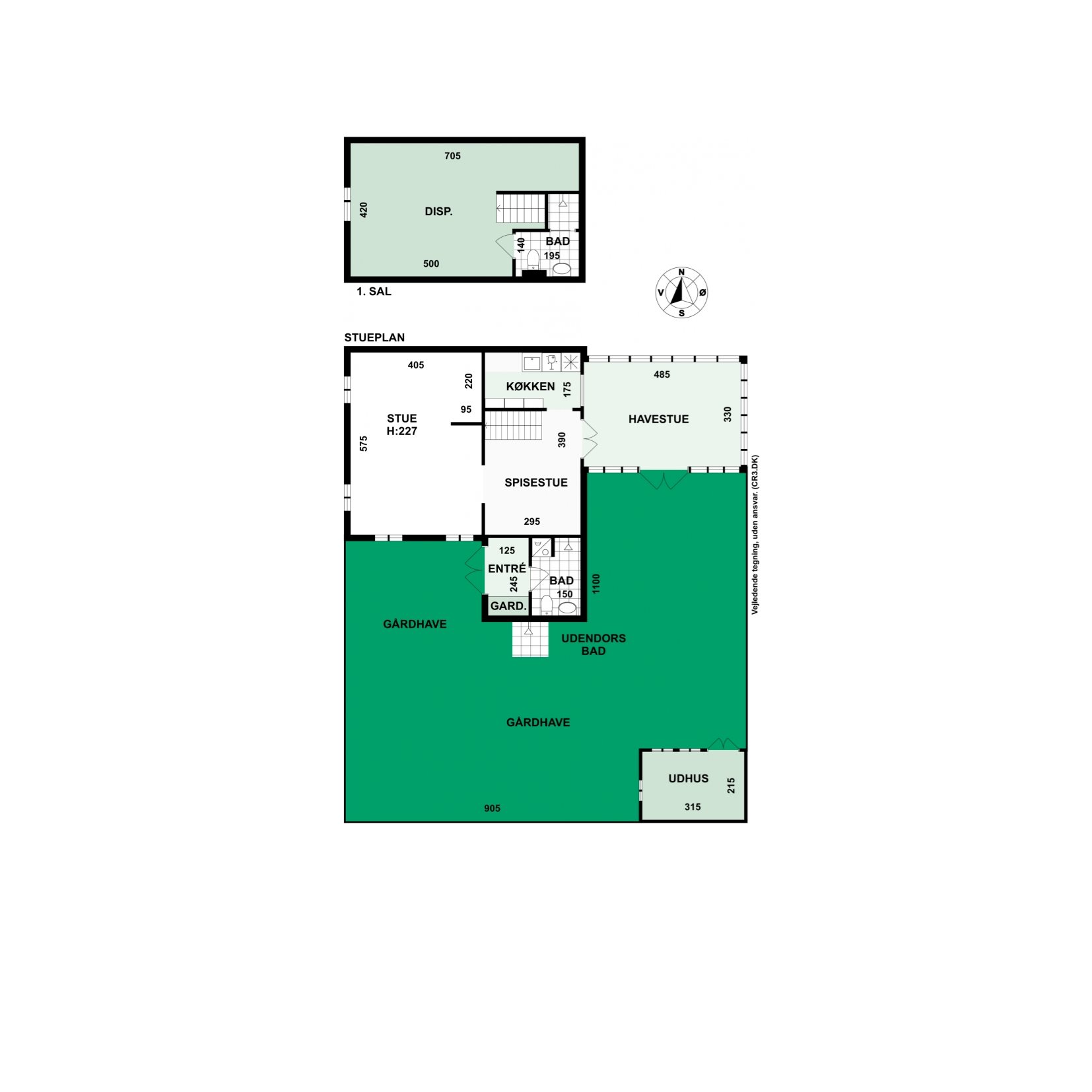 Plantegninger billede af Lochersvej 6, 3100 Hornbæk