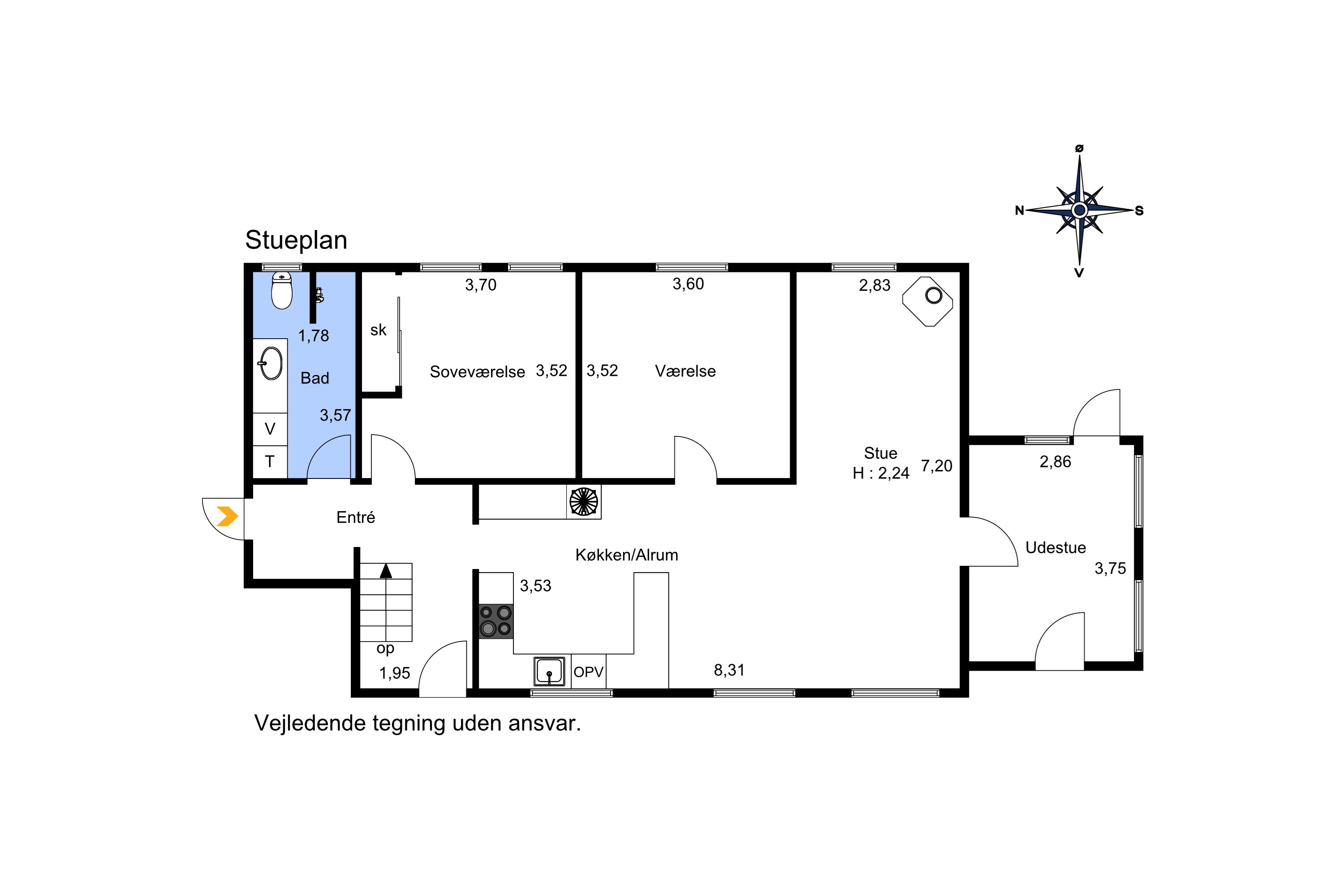 Plantegninger billede af Malmkærvej 6, Dyringhave, 7361 Ejstrupholm