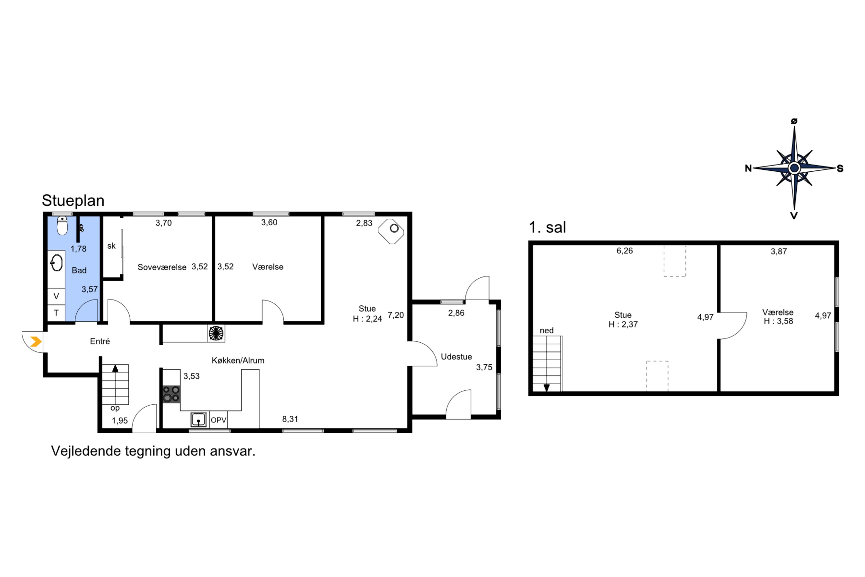 Plantegninger billede af Malmkærvej 6, Dyringhave, 7361 Ejstrupholm